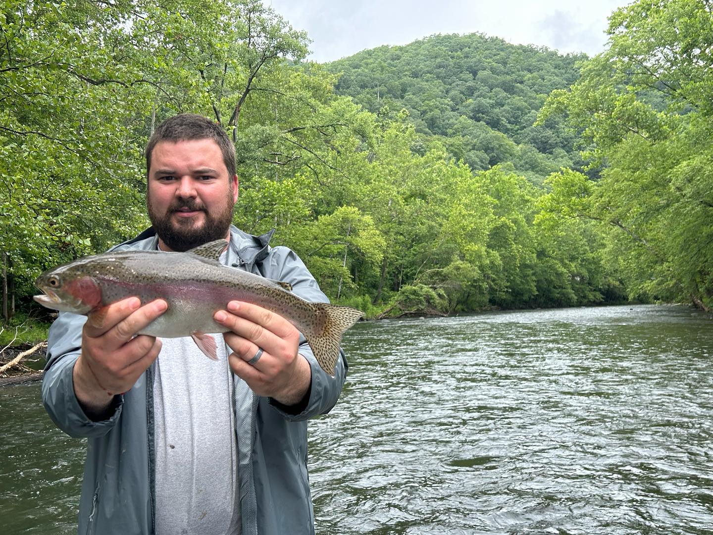 Great day on the water. #trout #rainbowtrout #fish #wildandwonderfulwv #floattrip #rafting