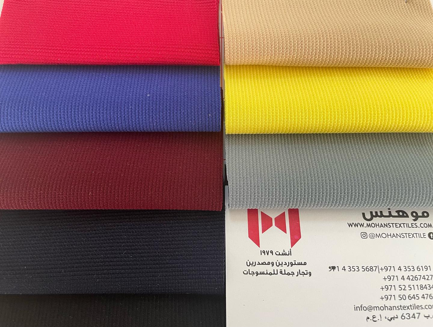 Our versatile textiles offer endless possibilities …whether you are creating stunning drapes,chic table linens,backdrops or bottoms,tops,cord sets,dresses,abayas…
.
.
.
.
#wholesaletextile #burdubaisouk #textilecity #dubatextile#uaetextilemarket #qualityfabrics #eventfabric #cordsets #tablelinen#jerseyfabric #satinfabric #metallicfabric#abayafabric