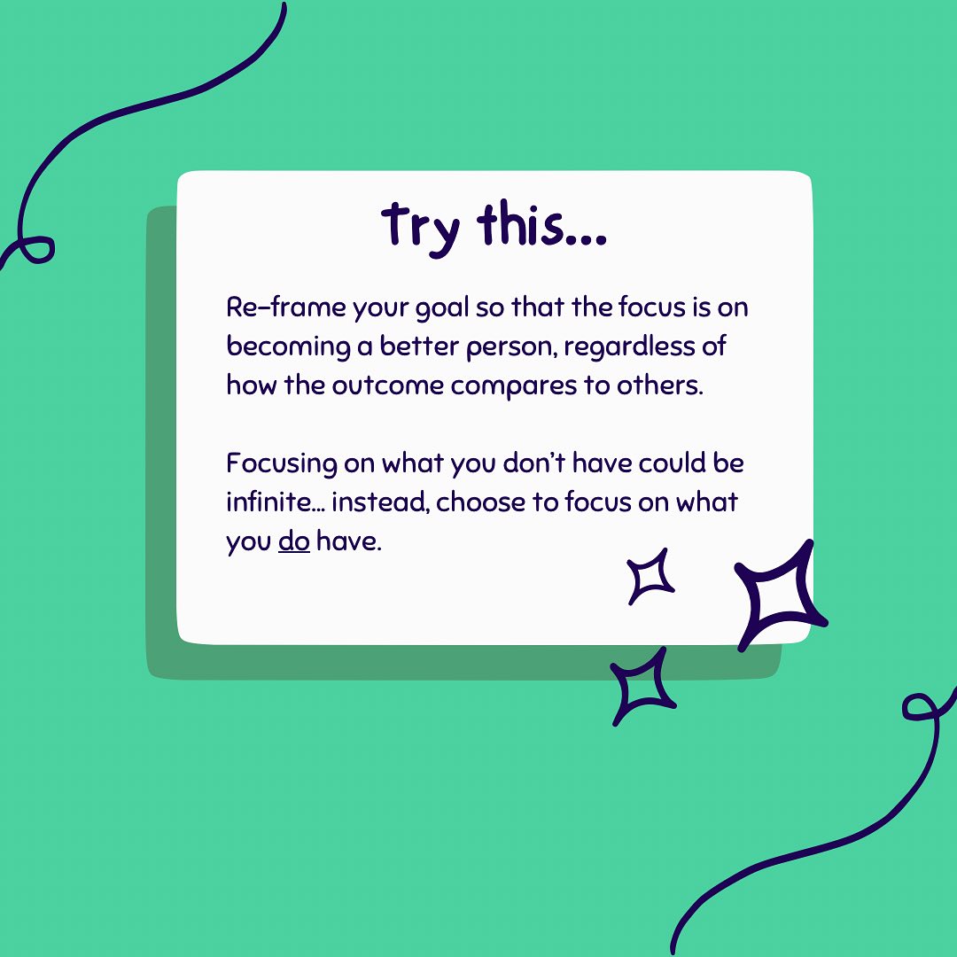 Try this…
•
#personaldevelopment #goalsetting #comparison #yourlifeandwellnesscoach #wellness #lifecoach #personalcoach