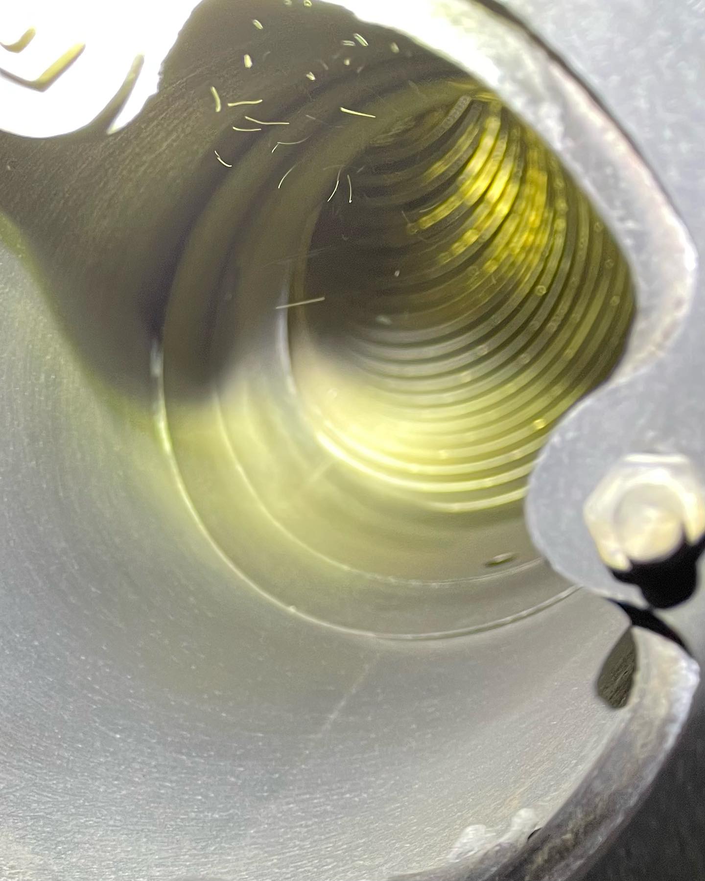 At 9am this morning, I’m pretty confident this was the cleanest flue/chimney in Upton Scudamore…….if not Wiltshire!
Good wood, burnt at the right temperature and cleaned regularly!
Every year it comes up as if it was installed yesterday!
*if only my camera lens was as clean…….