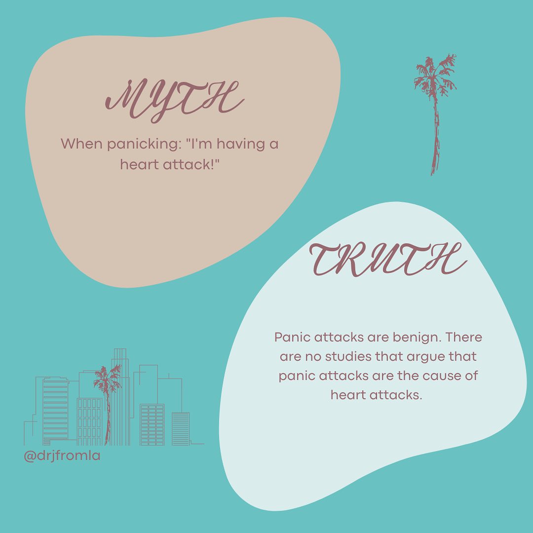 I realize that this one post deserves its own whole series. So stay tuned.
The important thing to know is that a panic attack means your heart is acting in a healthy robust way (heck it is capable of beating this fast for you!); a racing heart means your heart is functioning at full potential. Meanwhile, a heart attack means that your heart is struggling. A heart attack represents an arterial blockage, and so the heart is not beating efficiently and rapidly like in a panic attack. 🫀
~
Closing our knowledge gaps about physiology and building better body awareness can both (1) improve our ability to understand the language of the body and (2) have more agency and choice in the matter of judging and responding to its cries for help.
~
There is a common myth that panic attacks can cause heart attacks or other life threatening medical emergencies, but the truth is that panic attacks are not dangerous and do not indicate any underlying medical condition.
~
Lmk in the comments if this was news to you!
#anxiety #panic #mental #mentalhealth #therapy #psychology #healing