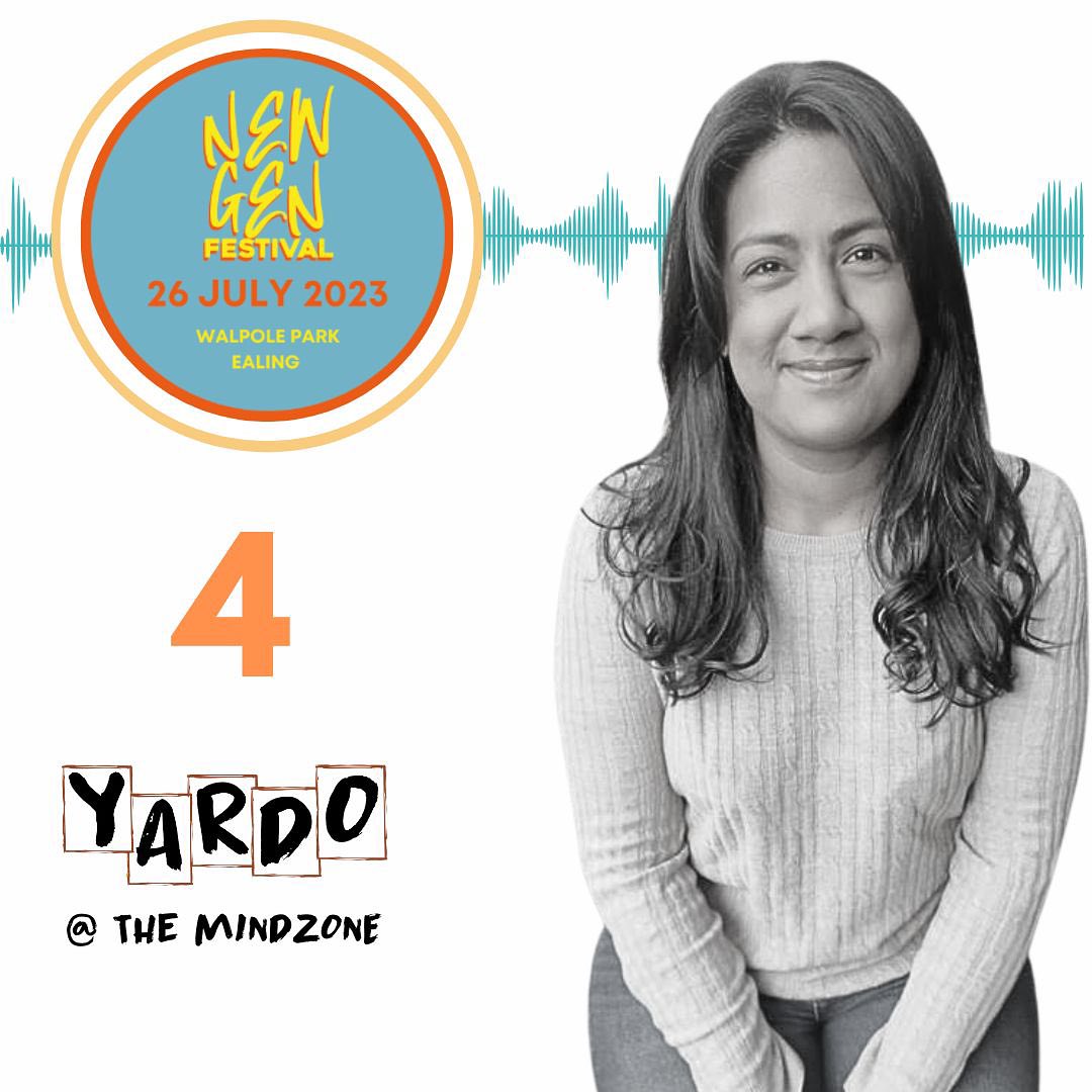 4 days to go! Come meet Davina Naik, psychotherapeutic counsellor at the NewGen Festival, Walpole Park in Ealing NewGen is a music and arts festival created by young people for young people. If you want a moment of chill from the music and mayhem you will find Davina along with other Yardo therapists, coaches and mindfulness 🧘🏾♂️ instructors at the ‘Hear Me Out’ tent in the Mindzone area.
#newGen #ealing #acton #stillhear #tascnetwork#metanoia #yardo.co.uk#mindfulness #talktherapy #NewGenMusicFestival
#WalpoleParkEaling
#MindfulnessFestival
#YogaAtNewGen
#CounselingSessions
#MindfulMusic
#EalingCommunity
#WellnessEvent
#SelfCareFestival
#NewGenMindfulness
#YogaLove
#MusicTherapy
#CounselingSupport
#EalingMindfulness
#NewGenWellness
#YogaFestEaling
#MentalHealthMatters
#SoundHealing
#CounselingServices
#EalingYogaCommunity