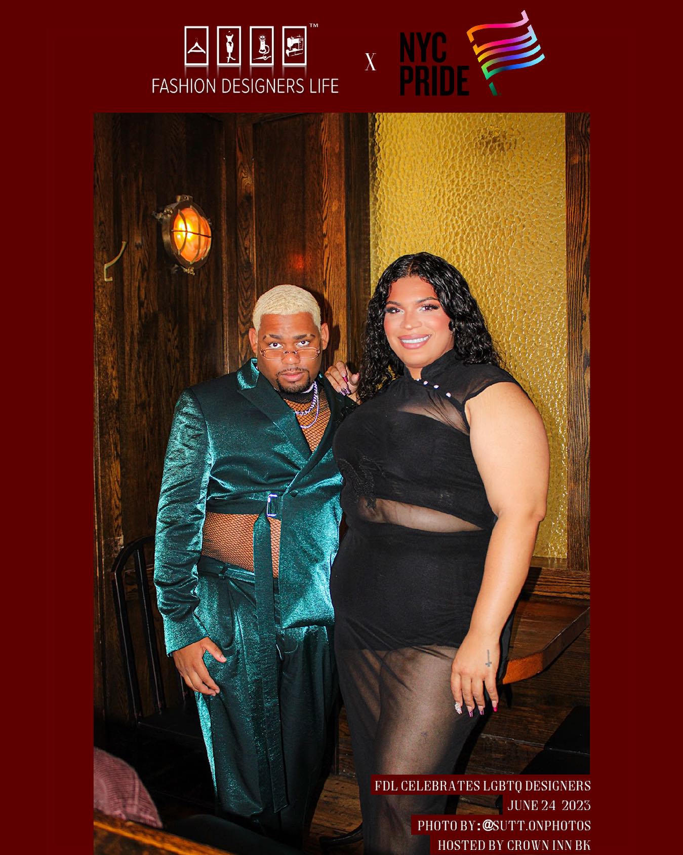 Our Lovely Host @lambb_chopp & @luvoftye looking Fab
.
.
Fashion Designers Life X NYC Pride Show
.
Celebrating LGBTQ Designers
.
JUNE 24th 2023
.
Hosted by Crown Inn BK
.
.
.
.
.
www.FASHIONDESIGNERSLIFE.com
#fashion #culture #fashionnews #fashiondesigners #worldfashion #fashiondesign #collab #collaboration #fashiondesignernews #news #blogger #models #nycmodel #nycpride #pridemonth #pride #pride🌈
#newyorkfashionweek #fashiondesigners #runwayshow #runway #events #fashionevents #eventsnyc #nyevents #nycevents #nycshows #fashionshow
#fashiondesignerslife