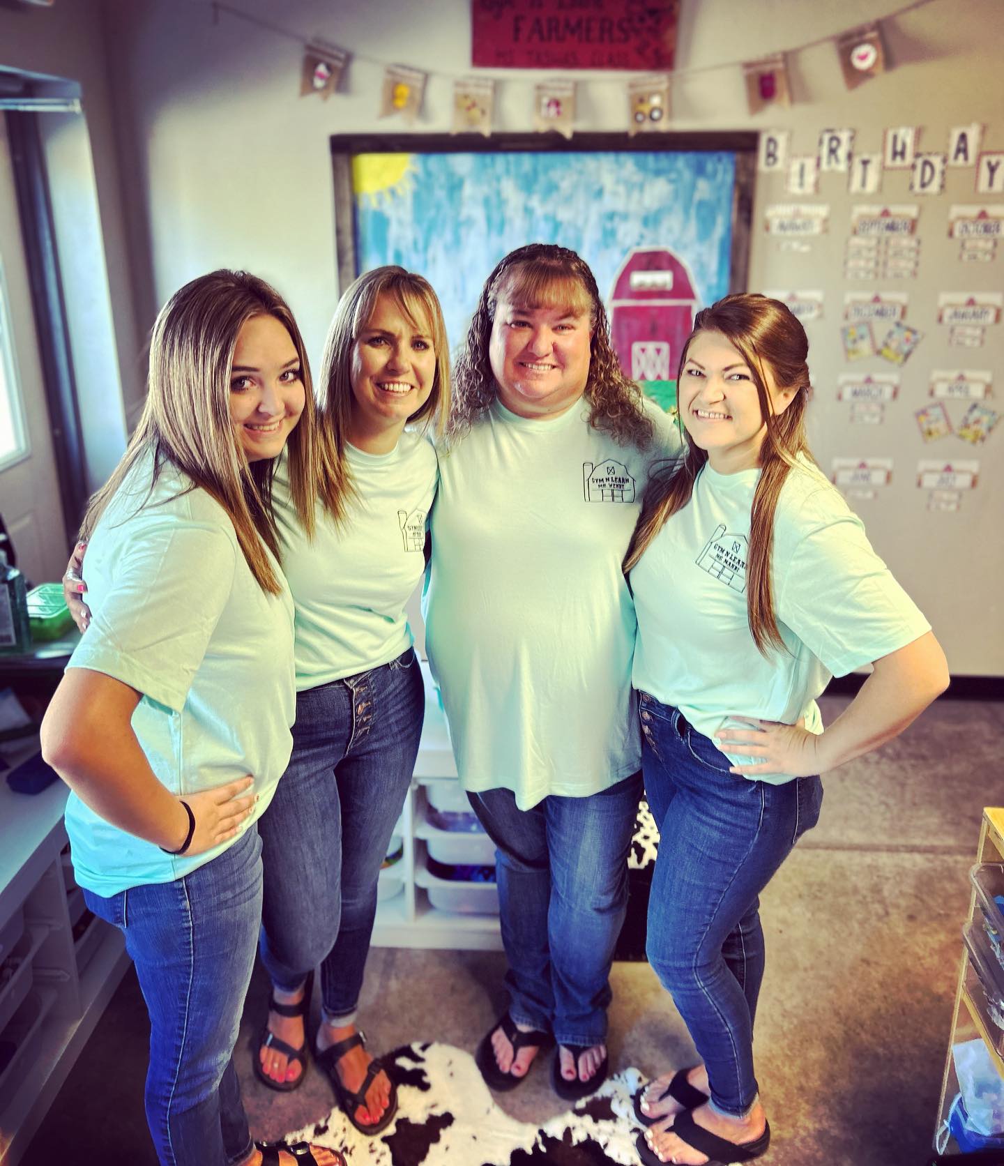 Blessed with the Best!!!! Our amazing gym n learn staff is ready to rock the new school year. Preschool open house is today! Canāt wait to see all the new and returning faces.