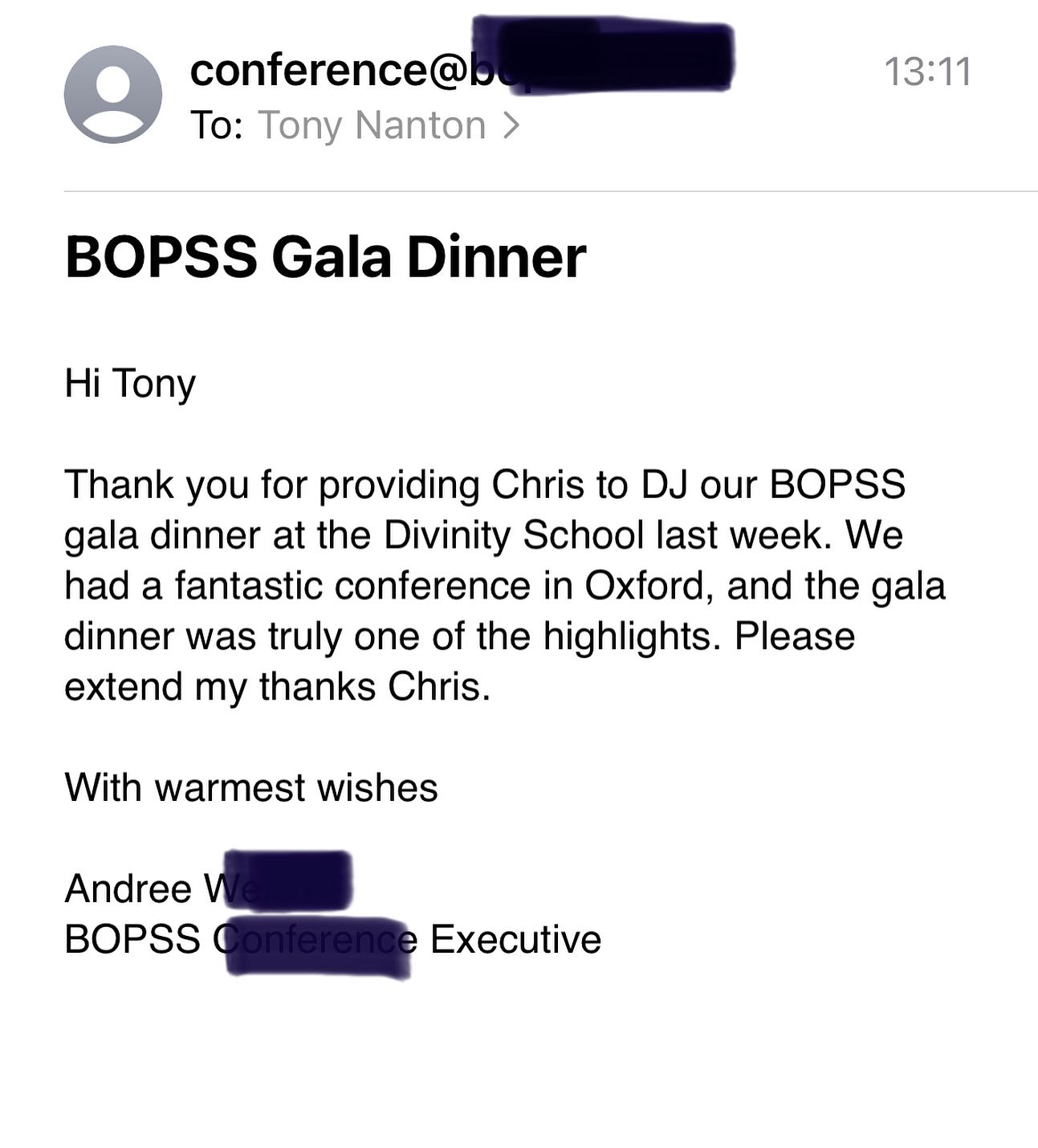 School night corporate booking, and after @tec_oxford put in the amazing audio and lighting, our guy @discopros_uk Chris Collins came in with the big set, and kept smiles on faces, feet on the dancefloor….. #handsintheair