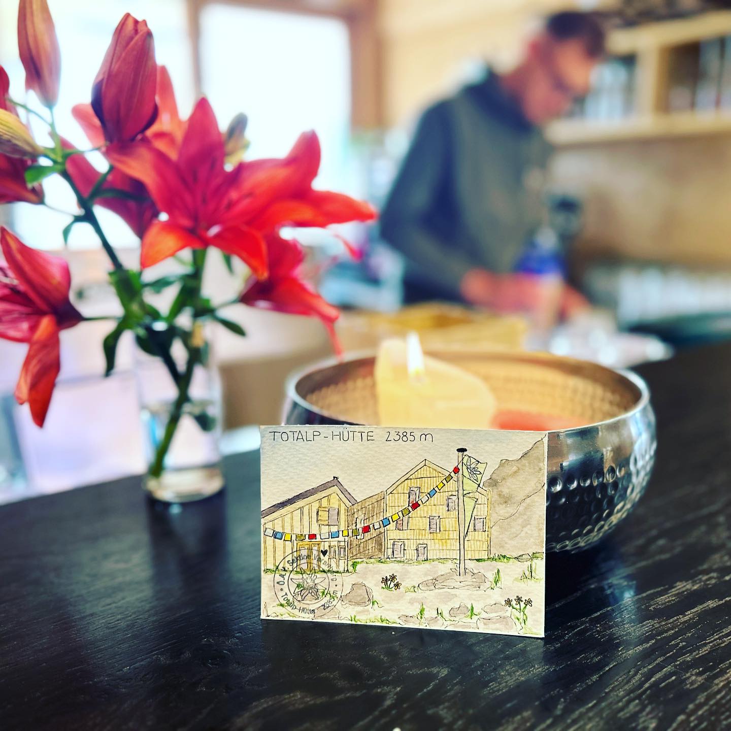 #gemalt #totalphütte #danke #soschön #talent #wow #😍 @pippipfefferminza @alpenverein_vorarlberg @alpenverein_montafon @alpenverein