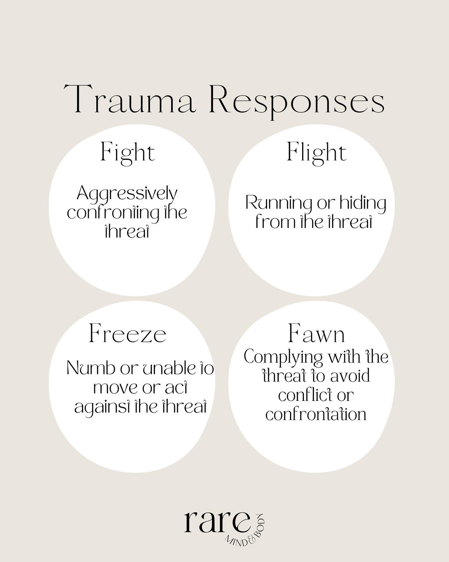Trauma can leave deep imprints on our minds and bodies, shaping how we react to life's challenges. Here are four common trauma responses we may experience:
Fight:
The fight response triggers a heightened state of arousal, making us confrontational or defensive when faced with threats. We may feel an intense urge to protect ourselves, even if the threat isn't immediate.
Flight:
Flight drives us to escape or avoid situations that remind us of past trauma. It's an instinctual way of protecting ourselves from potential harm, but it can hinder healing and growth.
Freeze:
Freezing is like hitting the pause button on our emotions and actions. It's a coping mechanism that helps us survive in threatening situations, but it can leave us feeling disconnected and numb.
Fawn:
The fawn response involves trying to appease others to avoid conflict or harm. We may prioritize others' needs over our own, seeking validation and safety through people-pleasing behaviors.
Recognizing these trauma responses is crucial for healing and understanding ourselves better. With empathy and support, we can work towards healthier coping mechanisms and reclaiming our sense of safety and self-worth.
#TraumaResponses #UnderstandingHealing #SelfAwareness #EmotionalWellbeing #YouAreNotAlone #HealingJourney #SelfLove #MentalHealthMatters #SupportAndEmpathy #GrowthAfterTrauma