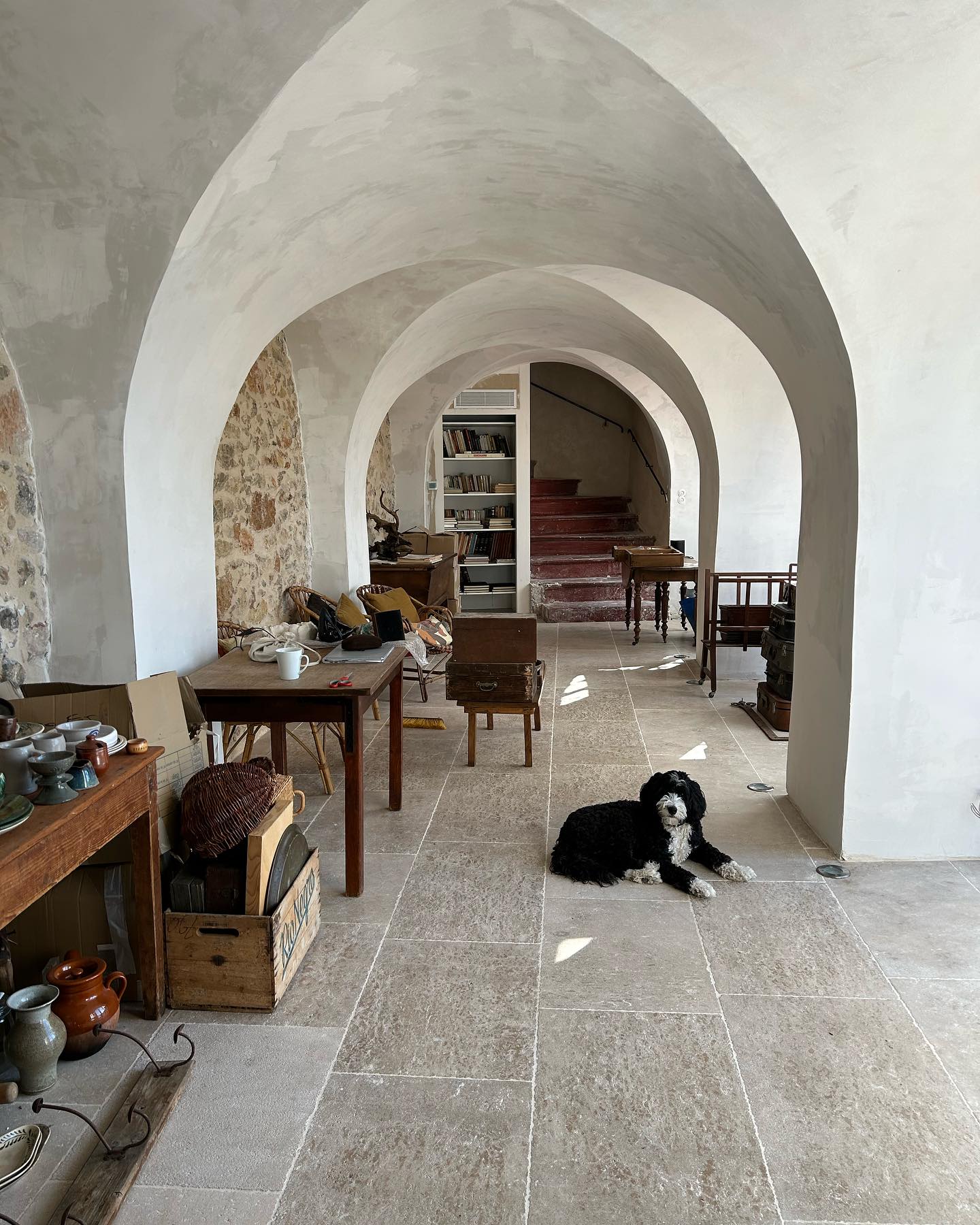 Work in progress 🤍 at @lamaisonlong_south_of_france second part.