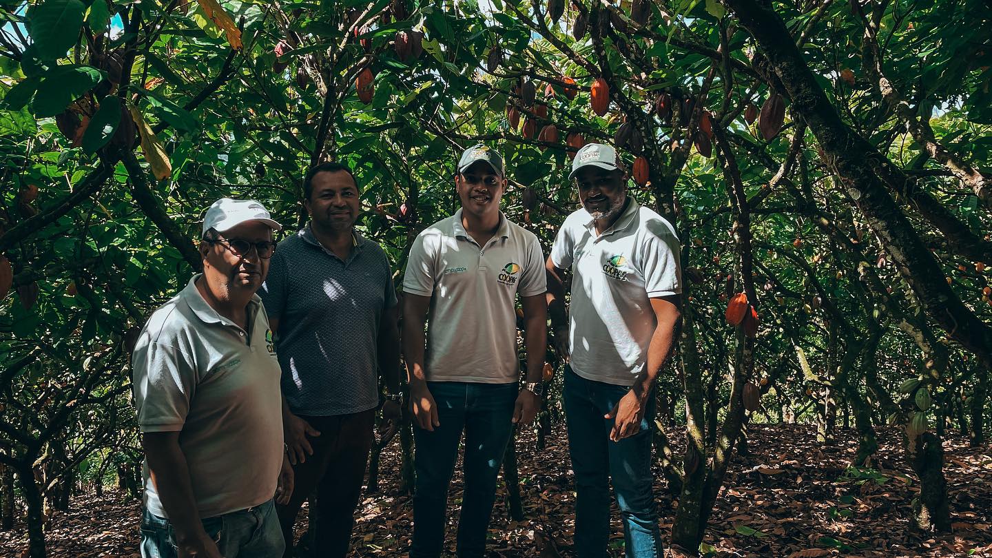 Visita do nosso presidente e vice-presidente , na propriedade de um dos nossos cooperados na região da cachoeira alta