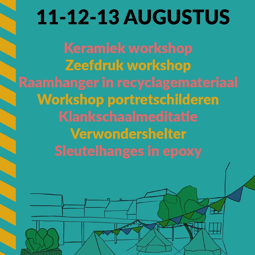 Zomerworkshops bij Moktamee.
Voor meer info kijk op www.moktamee.be
.
#moktamee #workshops #creativecommunity #décreatievehubvandekempen
#keramiek #zeefdruk #upcycle #portretschilderen #klankschaalmeditatie #herentals #zomerspoor