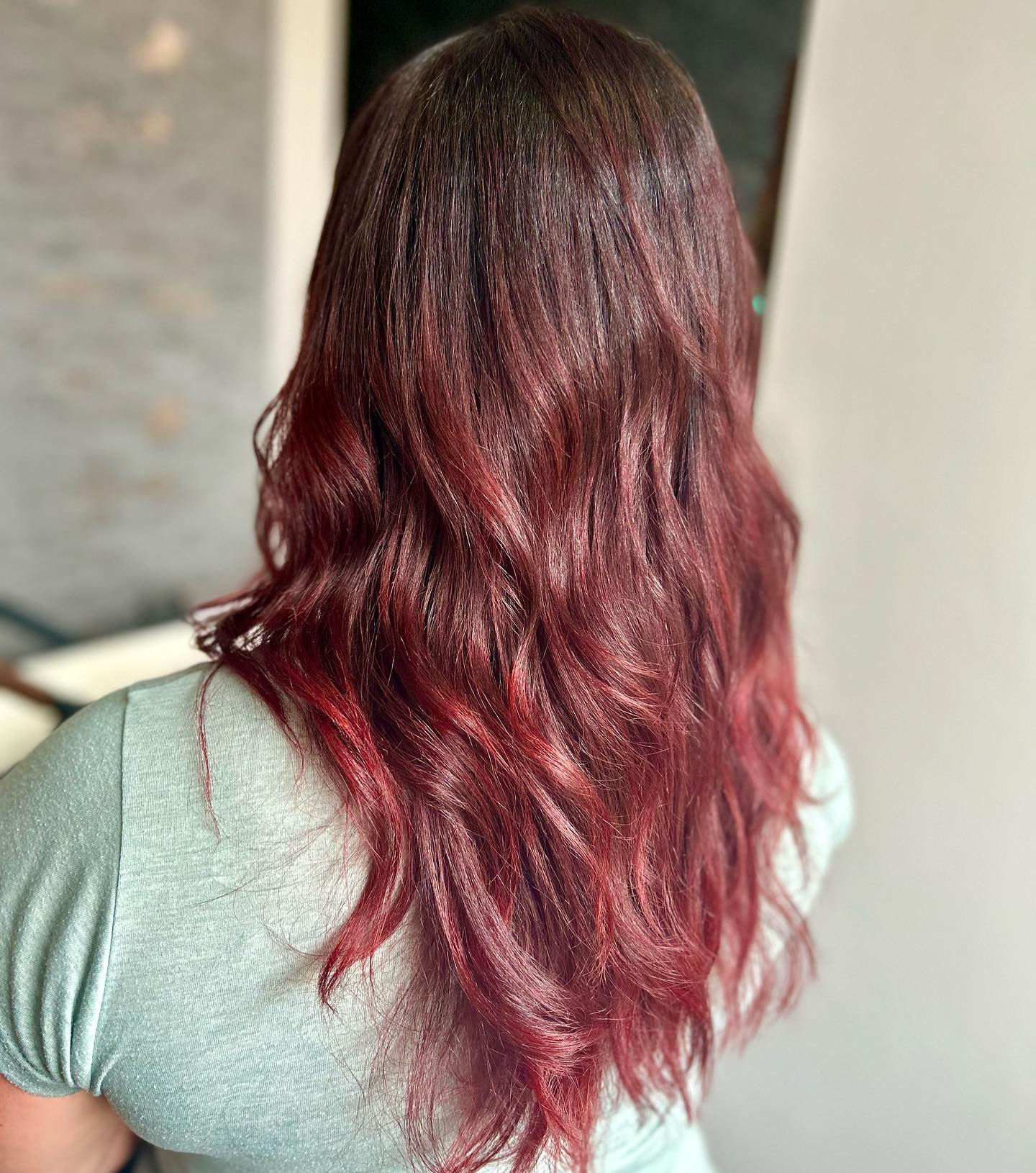 Gorgeous red balayage for this lady today ❤️ .
.
.
.
.
.
#lacetopwigs #lacefrontwigs #lacewigs #wigs #lacefrontal #alopecia #areata #hairloss #hairreplacements #bespokewigs #customcolouredwigs #handmadewigs #wigbuilding #hairintegration #laceintegration #hairextensions #weave #hairlossspecialist #trichologist #trichology #hairlosssolution #hairlosssalon #hair