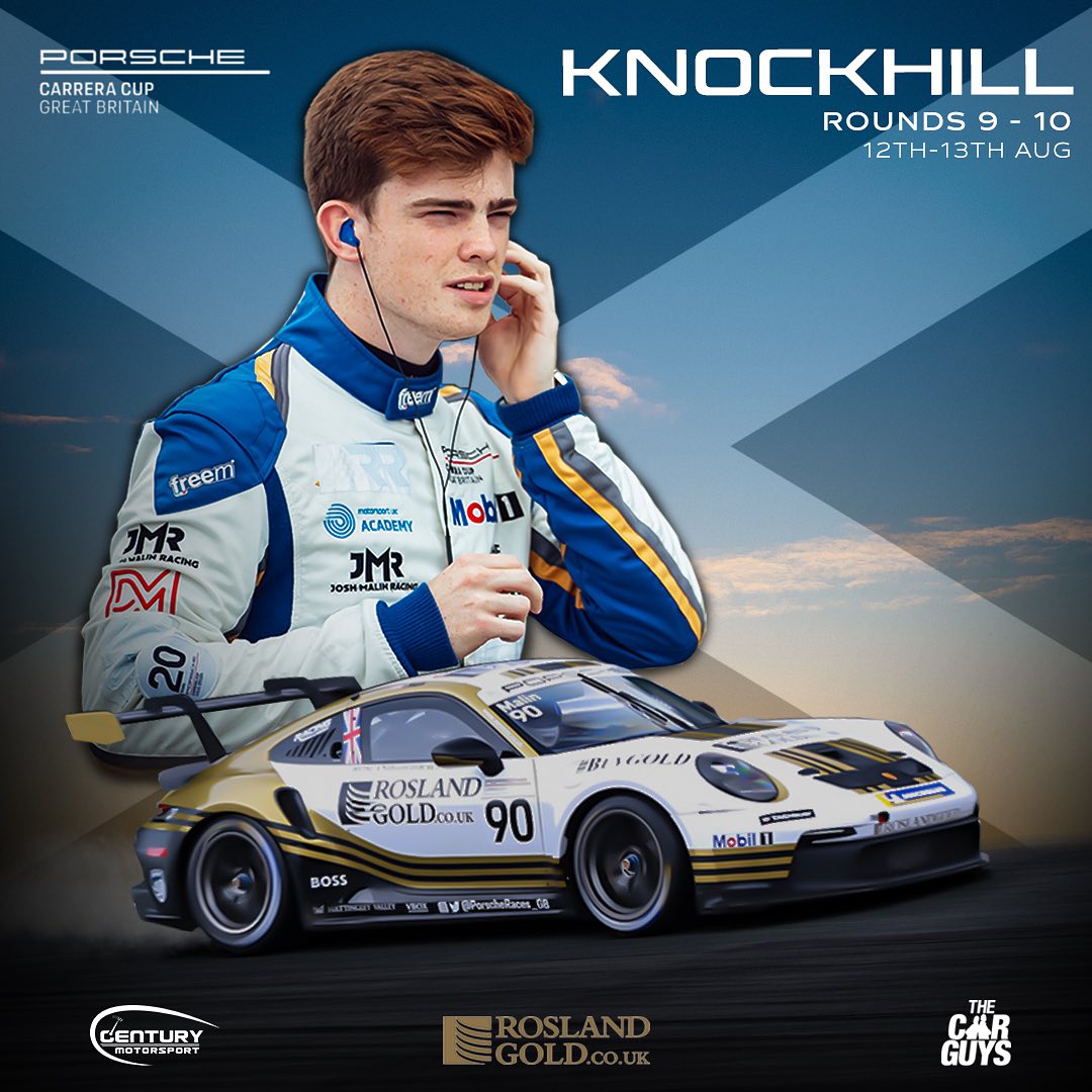 It’s race week!! We are heading up to Scotland for the next round of the @porscheraces_gb Carrera Cup GB! I can’t wait to get going again. We have always gone well here, I hope to do the same again this weekend! Testing on Wednesday and Friday should give us plenty of time to get the car dialled in and reacquaint myself with the circuit! Let’s go @roslandgoldracing @century_msport! 💪🏼🏁
Also, many thanks goes to @pdm_media7 for the graphic 😁
#porsche #911gt3 #porsche911 #porschegt3cup #porsche911gt3cup #gt3cup #carreracup #porschecarreracup #porschecarreracupgb #carreracupgb #racing #racecar #itv #btcc #toca #roslandgold #roslandgoldracing #roslandgoldracingbycentury #centurymotorsport #carguystv #joshmalin #joshmalinracing