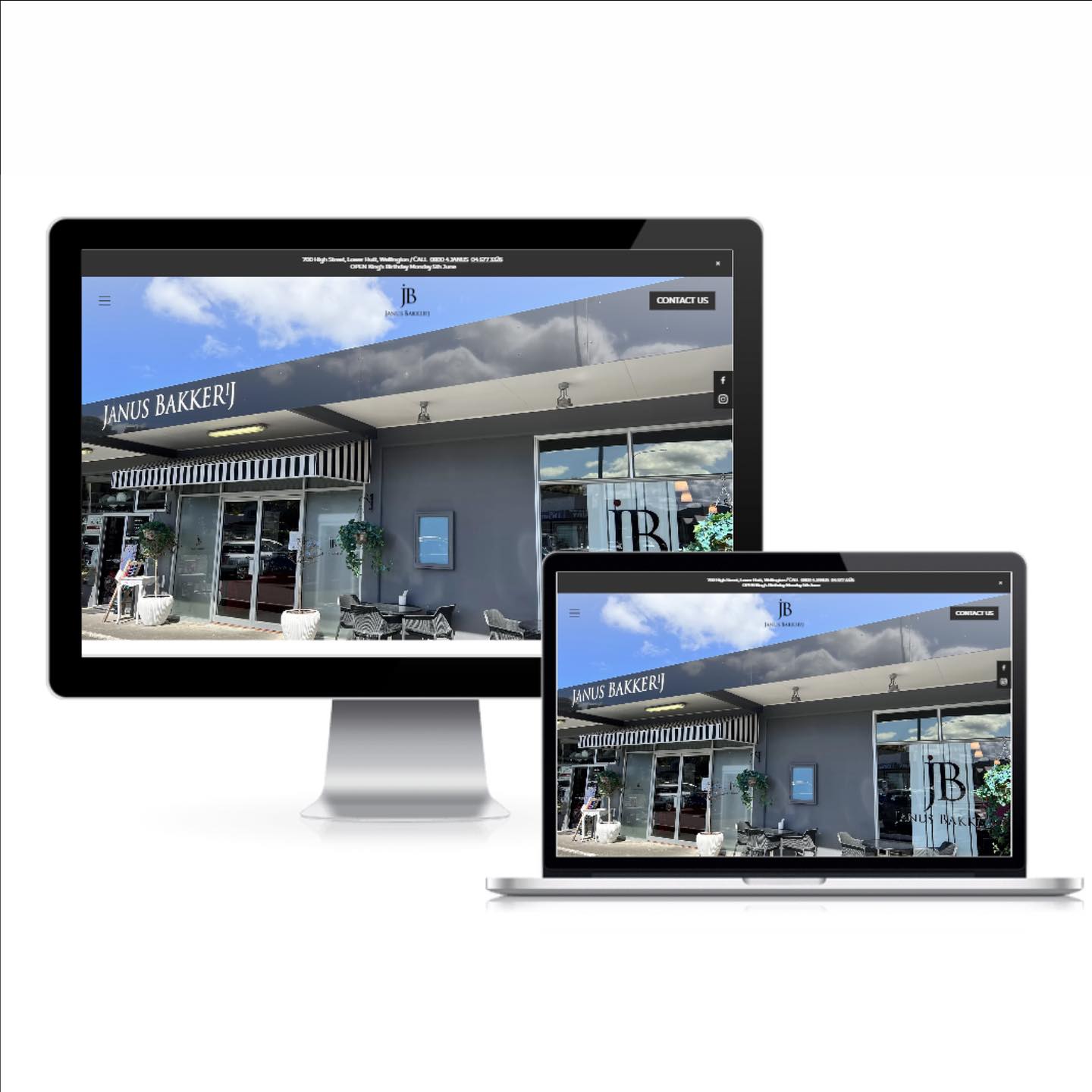 An absolute honour to work with the icons over at @janusbakkerijnz on their new website (not so new anymore)