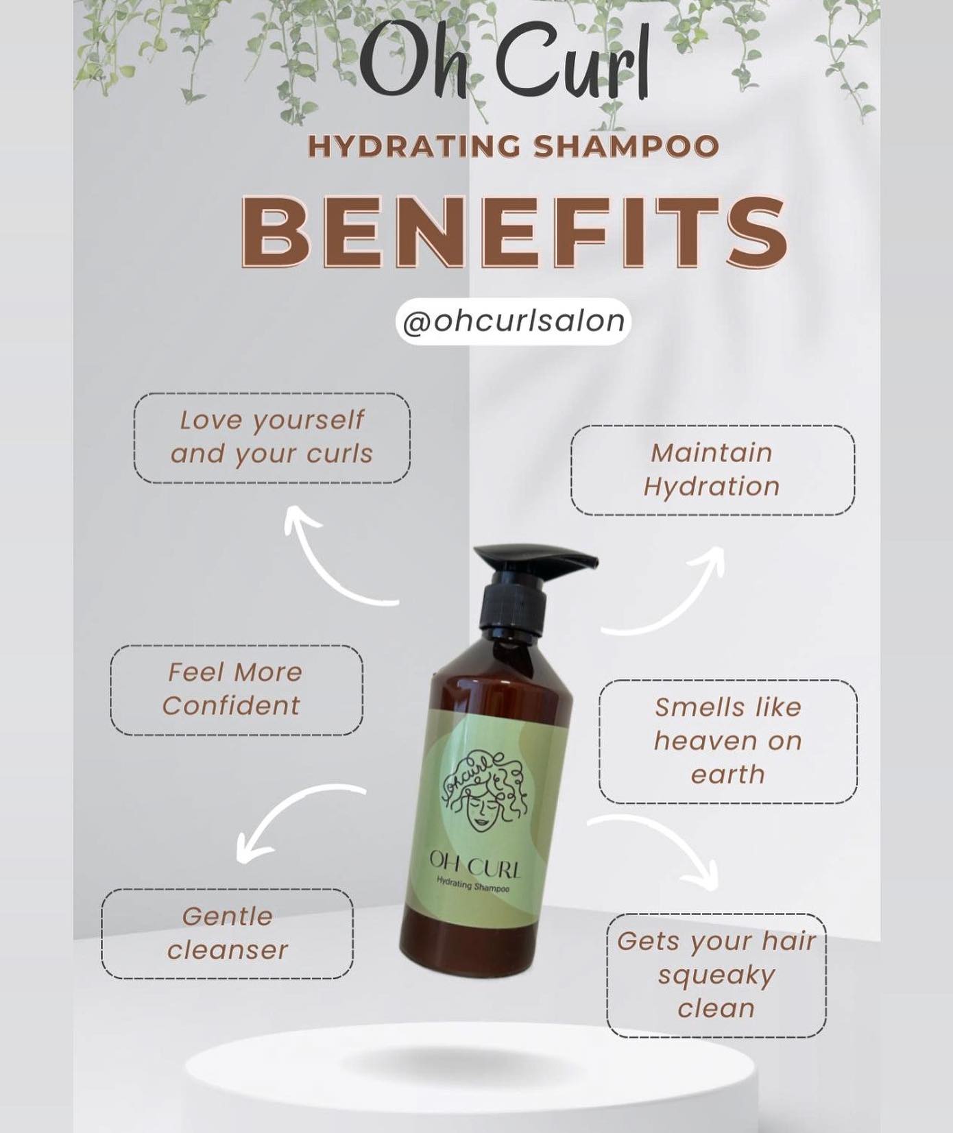 A reminder to keep your curls quenched, and refreshed with the OhCurl Hydrating Shampoo!
• Maintain Hydration
• Gentle on all types of curls and waves.
• Gives your scalp a clean and refreshing feel with ingredients like rosemary and tea tree oil!
Order online now at ohcurl.com
#curl#curlyhair#ohcurl#product#shampoo#conditioning#haircare#hairsalon#smallbusiness