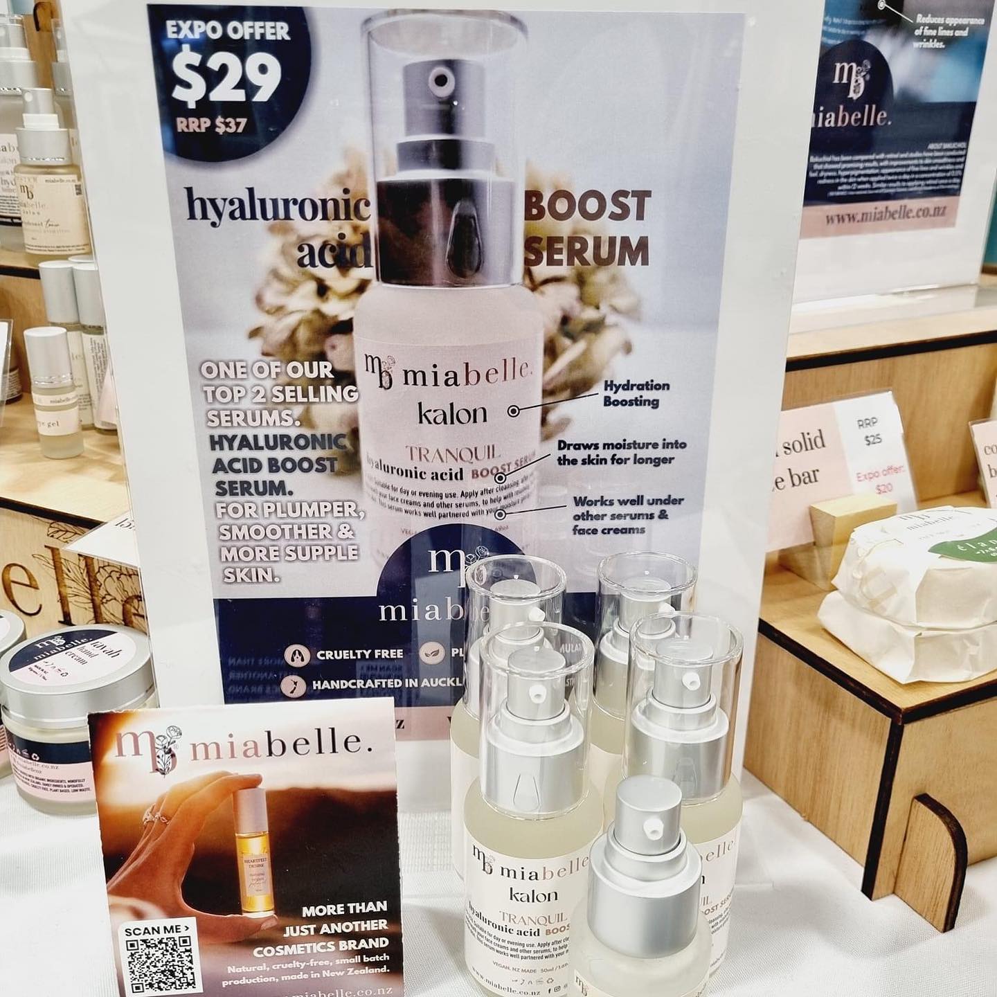 @miabellenz expo set ups always look incredible! 🫶🏻🤍
#beautythatcares #supportlocalbusiness #nzskincare #miabellenz #graphicdesign #milabstudios