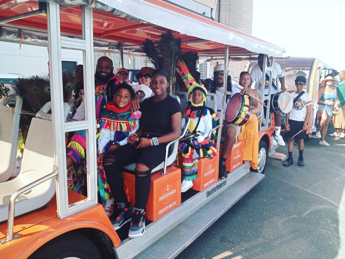 You can catch our shuttle everyday around the bermudiful dock yard!