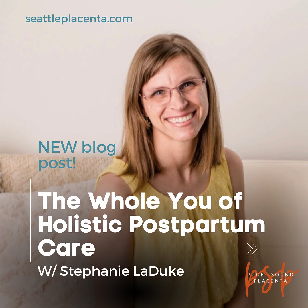 Updated logo, new website, and a new blog post today! We chatted with Stephanie LaDuke of grounding and wellness to learn a little bit more about how to create a holistic postpartum plan for the fourth trimester. Also, check out her top five recommendations for new parents!
#welcometothefourthtrimester #abetterpostpartum #SeattlePlacenta #groundingwellness_stephanie #letthejourneybegin
https://www.seattleplacenta.com/post/the-whole-you-of-wholistic-wellness-care?postId=64e431e64429f65820463624