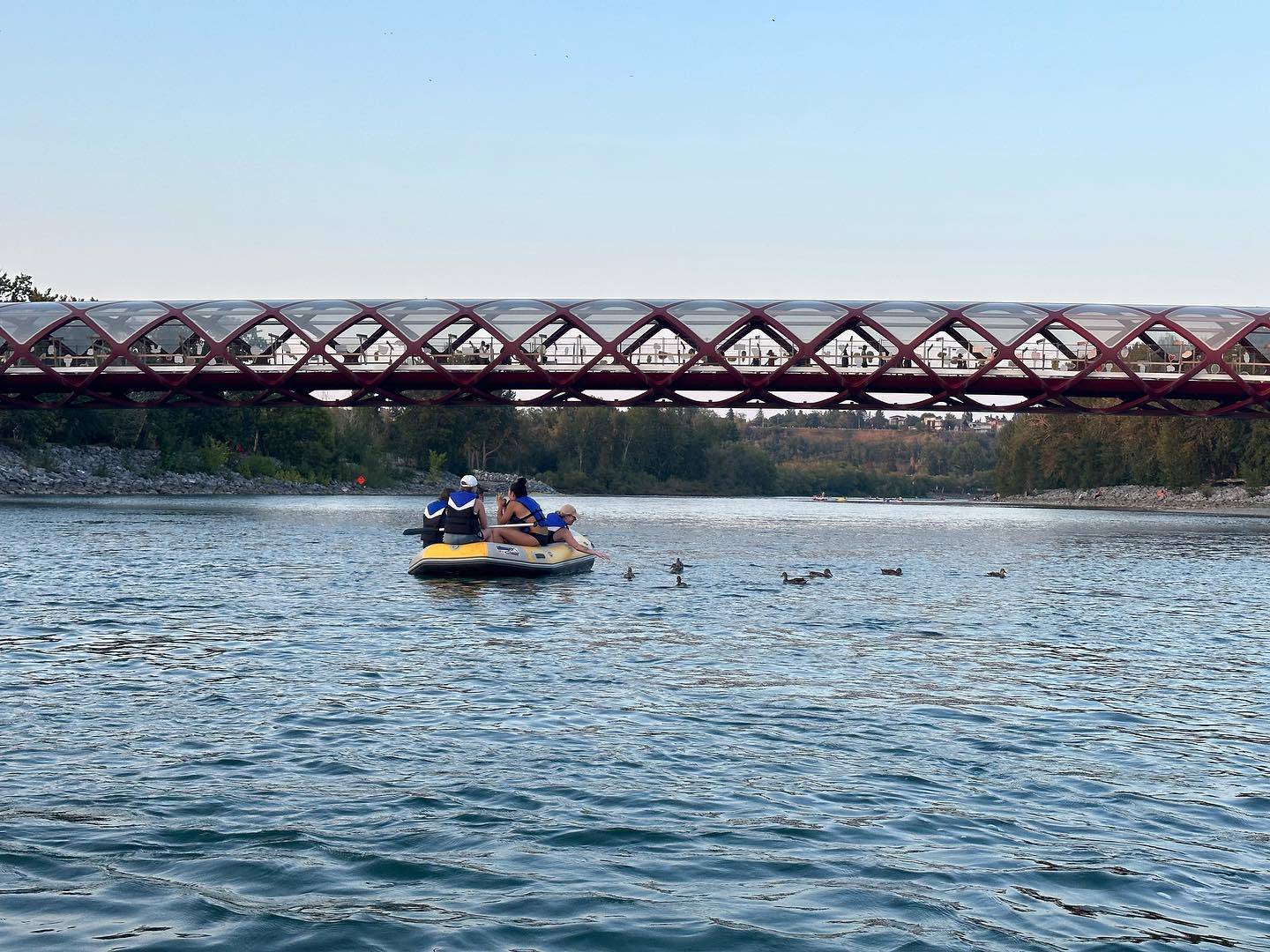 It’s easy to celebrate such a great group of people! Thank you to our @galaxiediner @myhresdeli family for coming out and celebrating our 2nd Annual Staff Float & BBQ ☺️
And to the ducks who joined the party, which made (almost) everyone so happy! 😂🦆
@lazydayraftrentals