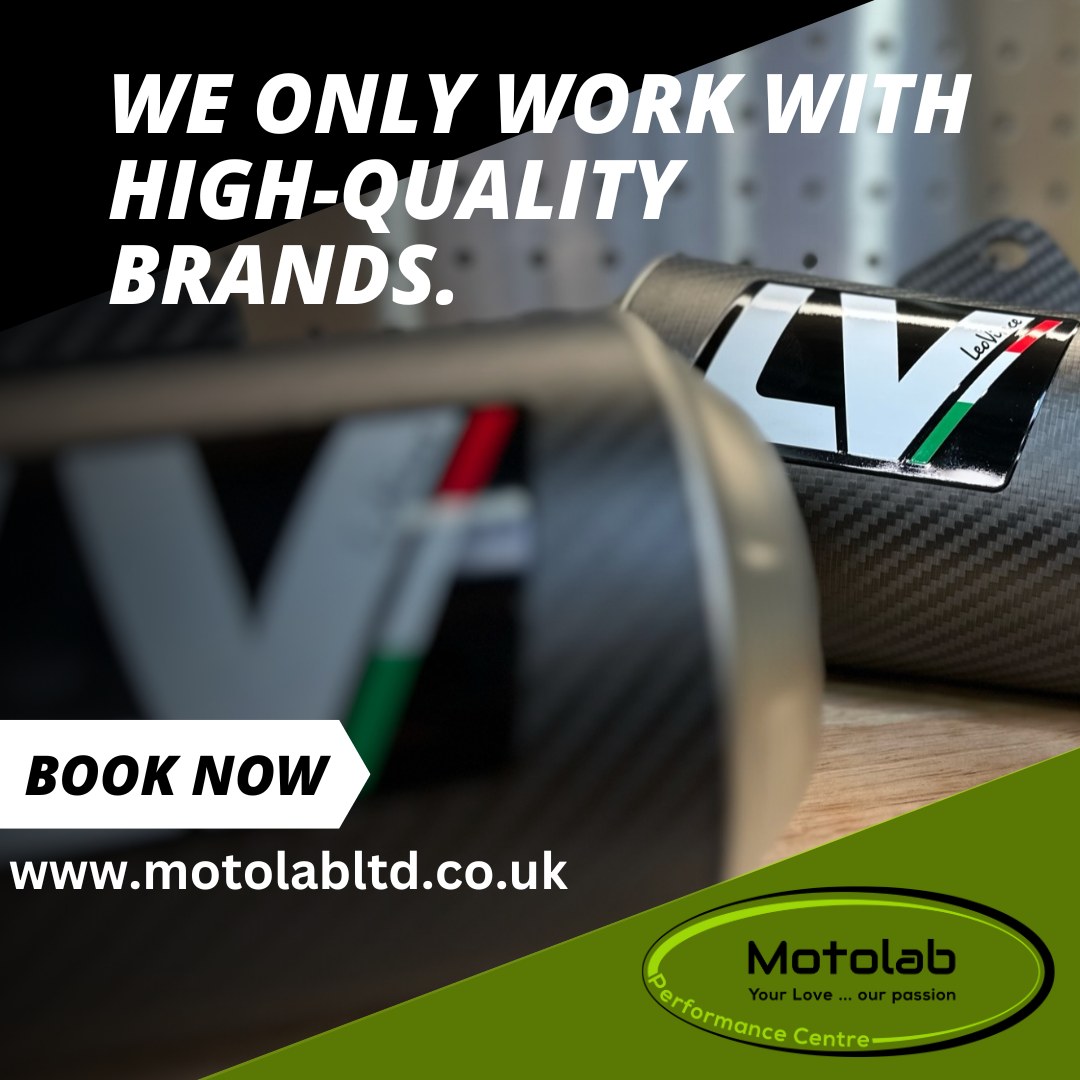 "Riding the wave of excellence 🏍️💨! At Motolab LTD, we exclusively partner with high-quality brands to ensure your motorcycle gets nothing but the best. It's our commitment to excellence that fuels our unwavering dedication to providing you with top-notch and reliable service every time. Check our link in the bio for more information. 🛠️✨ #QualityMatters #RideWithConfidence #MotolabExcellence" #leovince #