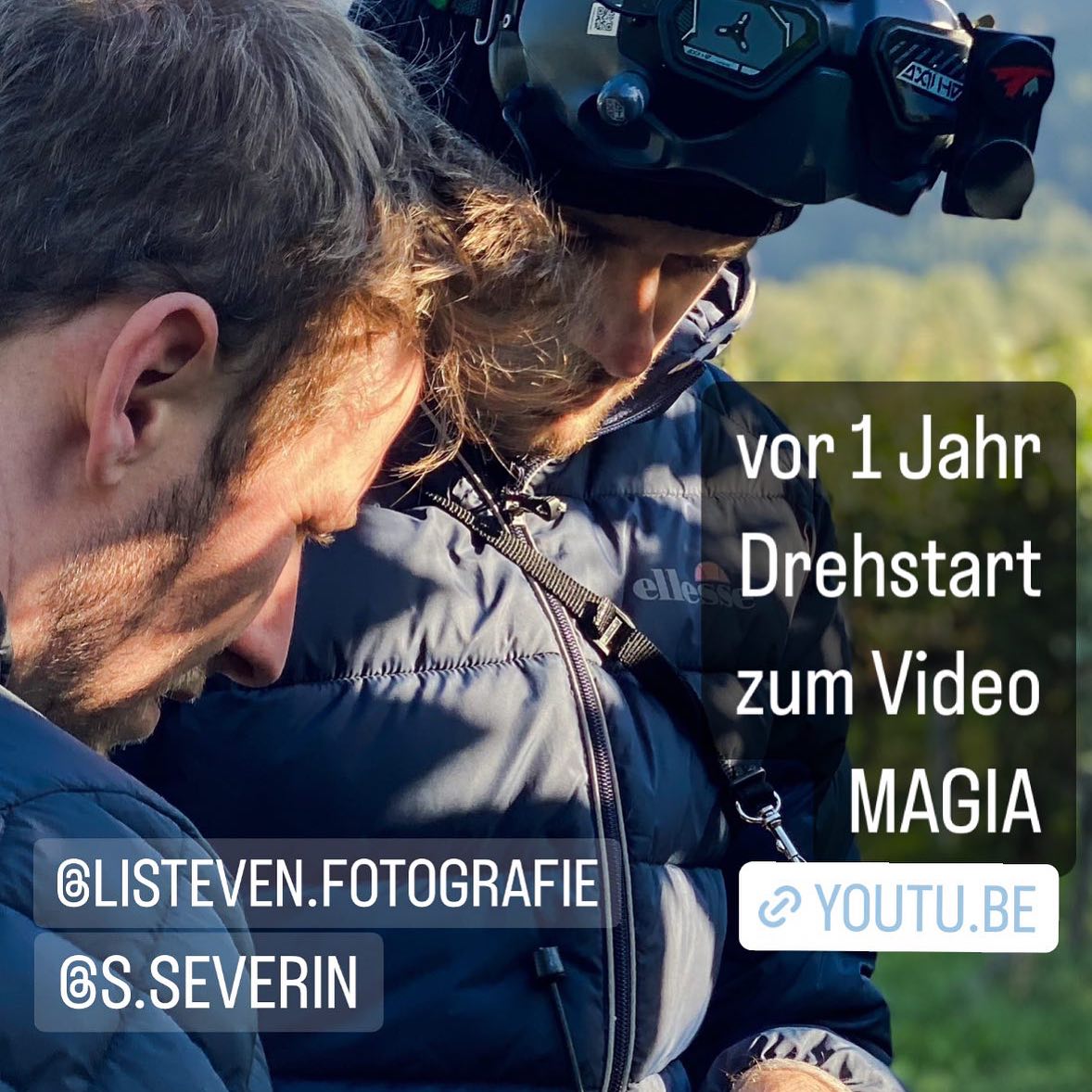 23.09.2022 1. Drehtermin für das Magia-Video @eichengut_maienfeld