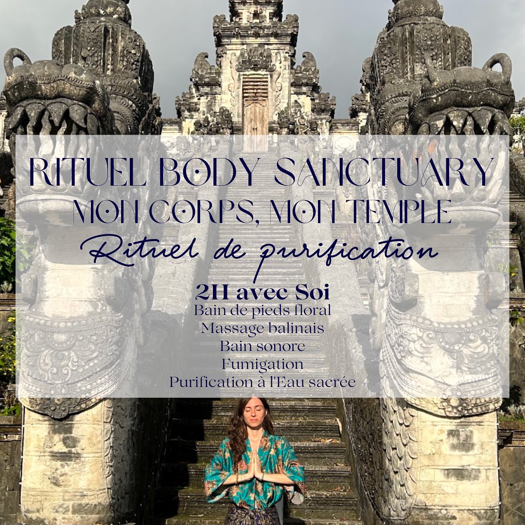 2 heures pour se re•ncontrer.
Se re•sentir. Se re•connecter. Se re•souvenir.
Se re•trouver.
Qui suis-je ?
Tout est déjà en Moi.
Suis-je mon Corps ?
Suis-je mon Esprit ?
Suis-je mon Âme ?
Suis-je plus que tout cela ?
Quelle est mon essence ?
2 heures pour accueillir, relâcher, vivre le moment. 2 heures pendant lesquelles vous êtes choyés avec amour. 2 heures pour fusionner avec Soi.
Ce soin holistique confectionné pour vous, propose un nettoyage et un alignement des plans physiques, énergétiques, mentaux, spirituels afin d’aller plus en profondeur en Soi-même.
À la recherche de la sérénité, de l’amour propre, peut-être toucher du doigt la paix intérieure pendant quelques minutes.
Une expérience à vivre, peut-être ponctuellement, peut-être chaque mois afin de laisser derrière soi ce qui ne compte plus, ce qui nous freine ou nous abîme.
Pour rayonner la nouveauté, l’impulsion, l’amour, la joie…
Pour mettre à jour qui Vous êtes et qui vous voulez Être.
🤍 LINK IN BIO
💲Tarif spécial pour un abonnement mensuel
.
.
.
#rituel #nettoyageenergetique #energetique #massage #holistique #spirituel #baindeson #magnetisme #amour #momentpoursoi #innertemple #sanctuaire #bali #temple