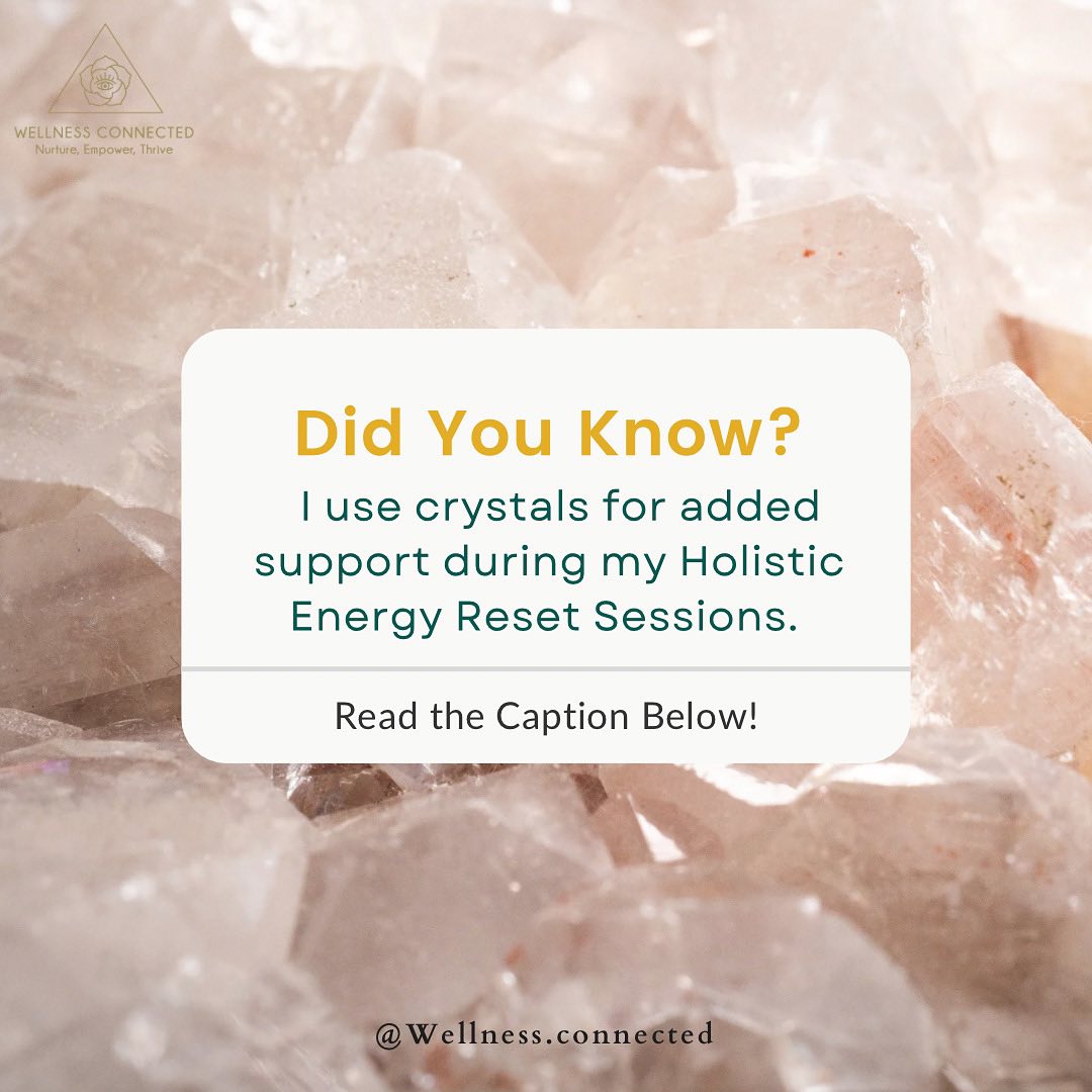 As part of my Holistic Energy Reset sessions, I use various healing techniques to support my lovely clients nurture their body, lessen pain, release blocks and rebalance the energy systems whilst receiving clarity. Ahead of each session, I am always shown which crystals will best support the client during their healing journey. ✨
During each session, a beautiful connection is created with your soul, body and guides and the messages that come through are always so supportive. And it is always amazing to see the link between the crytsals and their healing properties and the guidance being received. It is always spot on. 🧘♀️
These sessions nurture your mind, body and soul and leave you recharged and equipped with beautiful guidance and messages to move forward with.✨
#crystalHealing #Crystals #HealingSessions #TraumaRelease #InnerPeace #EftHealing #EnergyHealing #ChakraHealing #Awakening #Chakrabalancing #Heal #Efttapping #Wellnessconnected