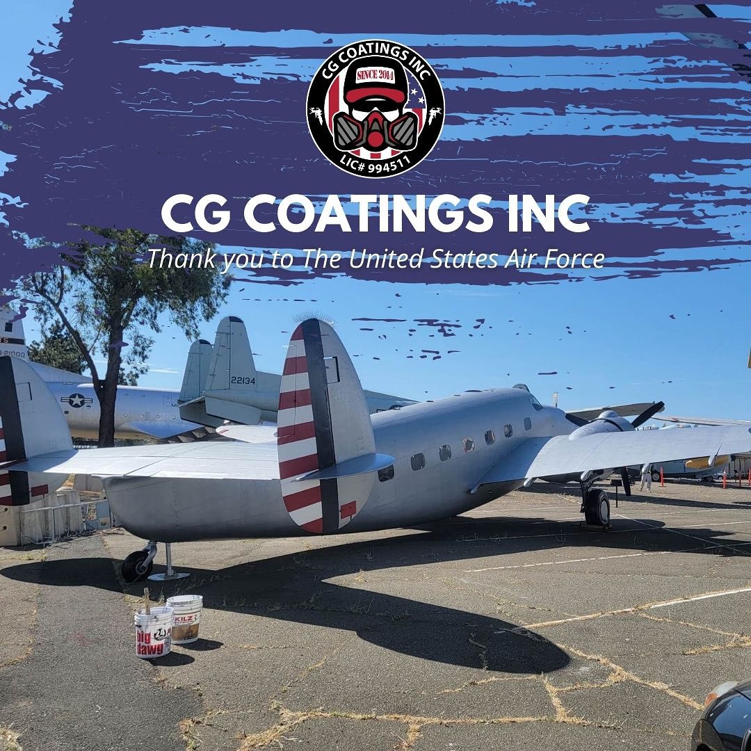 We at CG Coatings Inc. are immensely proud to have had the privilege of being able to contribute to Travis Air Force Base with projects such as painting this amazing plane. 🛩
On U.S Air Force Day, let's give a big shoutout to all the incredible service members at Travis Air Force Base! ✈️
As well as a thank you to those who serve our United States Air Force. We recognize and appreciate all you do for our country. ❤️💙
#supportouttroops #airforceday #travisairforce #airforce #usairforce #military #usaf
