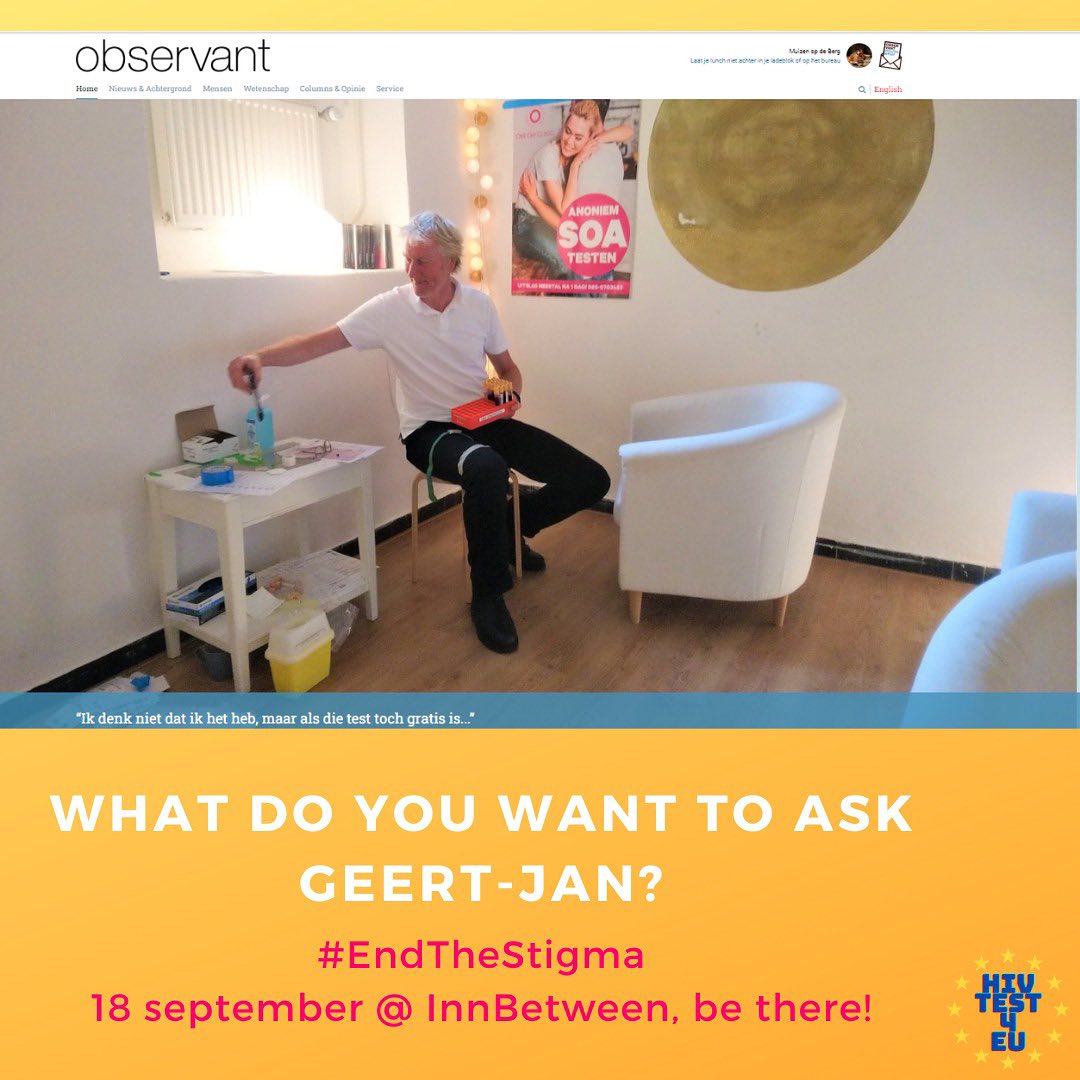 Geert Jan is there tomorrow to answer all your questions. What do you want to know about #sexualhealth?
*
*
See you tomorrow @innbetween_maastricht ❤️