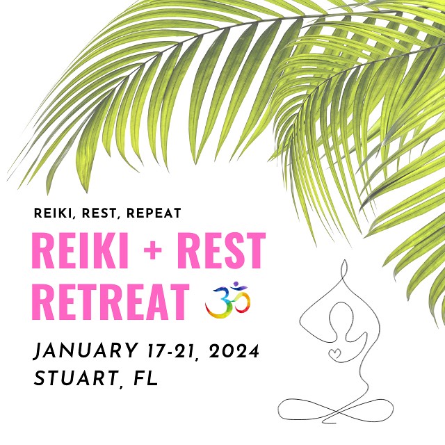 I’m excited to announce a winter Reiki + Rest women’s retreat in beautiful downtown Stuart, FL - January 17-21, 2024 😍 Come spend 4 nights and 5 days in America’s “Happiest Seaside Town” to learn the ancient healing practice of Reiki with a small group of like-minded individuals 🌴🌞 The retreat includes daily yoga and meditation, most meals, a massage and/or Reiki session, a sound bath experience, a group boating excursion, and plenty of time to explore the town of Stuart and the beautiful nearby beaches 🌊☀️ Most importantly - rest, relax and rejuvenate - the ultimate form of self-care.
If you have already taken Reiki Level 1 but are interested in retreating with us, you are still welcome to attend. Getting attuned to Reiki more than once refines and strengthens your Reiki energy. Or, create your own retreat! Reiki level 1 weekend teaiming is happening Oct. 21-22 in Palm City, FL. You can stay at one of the many Airbnbs or hotels on the beach and spend the weekend re-treating yoself 🏝️
More info in Bio or DM for more details 🫶🏻
#retreat #reiki #yoga #massage #meditation #travel #reikiyogaretreat #wellness #nature #love #relax #getaway #mindfulness #healing #vacation #floridareiki #treasurecoastreiki #stuartfloirda #selfcare #wellnessretreat #retreatyourself #wanderlust #selflove #wellbeing #beach #adventure #staycation #travelgram #spirituality