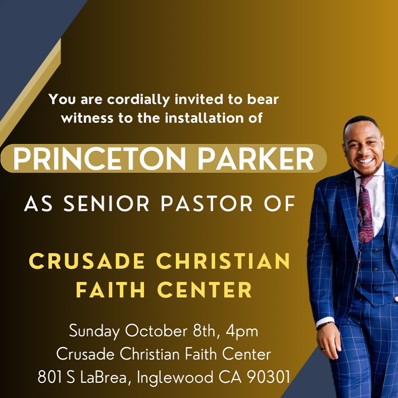 For my entire life I’ve been sure of one thing: that God called me to impact people through ministry. I’m overwhelmed as I think about how now the time has come for me to step into that calling in a whole new way.⠀
⠀
After a uninamous vote from both our church board and church body, I am being given the privilege to succeed a legend and my spiritual father: Bishop Virgil Patterson. Two weeks from now I’ll be installed as the official SENIOR PASTOR of the AMAZING Crusade Christian Faith Center ⛪️ and I’m so honored, excited, and let’s be real ya boy is NERVOUS🫣! Lol But I’m grateful that allll of the experiences I’ve had in ministry have led me right HERE. God has been in this the whole time and I see Him clearly in this transition now. So many of you as well have walked with me through those experiences in ministry over the years, so I’d love for you to come celebrate this new chapter with me! 💙⠀
⠀
Love y’all and pray for me!!! ⠀
⠀
#BuildingWithoutABlueprint #PastorP #EatBeforeYouComeToThisServiceBecauseItsFinnaBeLong