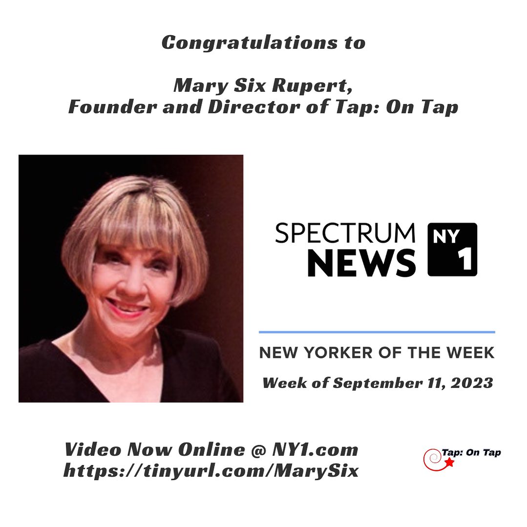 @ny1 ‘s coverage of Mary Six Rupert is now on its website! Congratulations again to our fearless leader!
#marysixrupert #tapontap #msrtapontap #tapdance #tapdancing #tapdancer #tapdancers #newyork #newyorkcity #nyc #nyny #newyorknewyork #tapdancinghandsdown #tapgloves #tapboard #inclusion #inclusivity #allabilities #allarts #adaptation #showtime #choreography #creativity #followme #followforfollowbacks #recognition #award #honor #newyorkeroftheweek #ny1