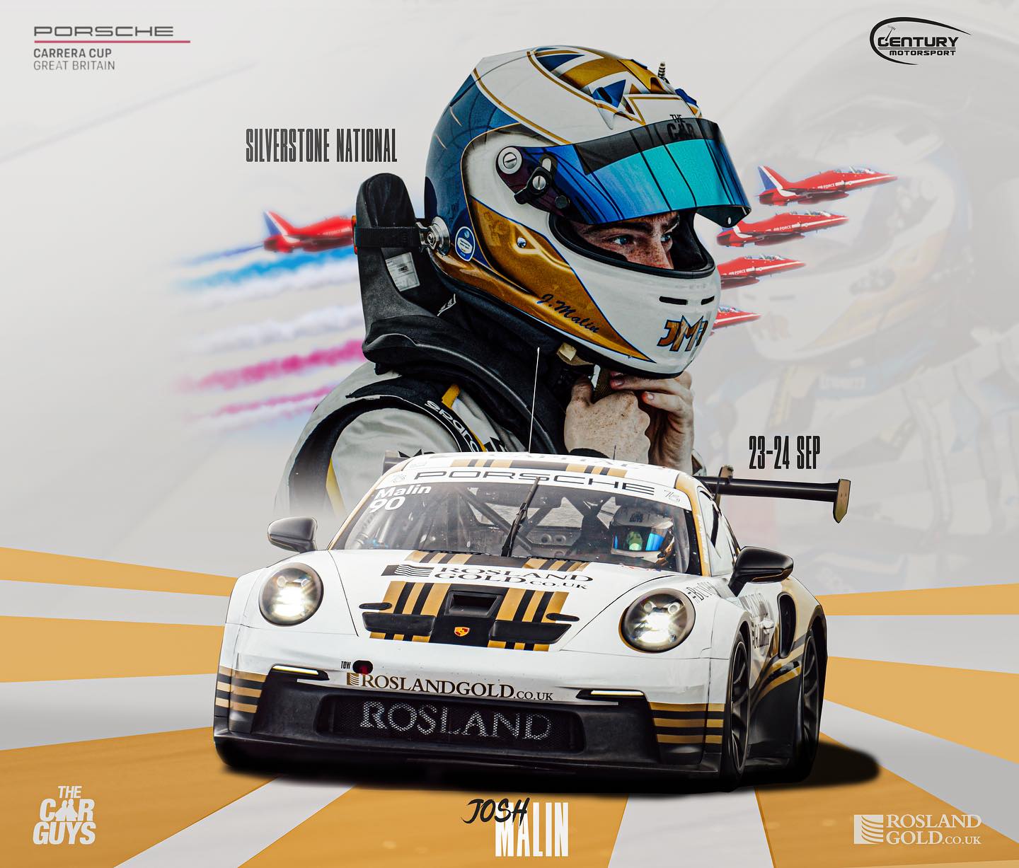 It’s race week! Excited to get back to it again this weekend at @silverstonecircuit National with @roslandgoldracing by @century_msport! Showed good pace there in the test a few weeks back, now let’s go trophy hunting 😎🏁
Big thanks to @pdmediaa for the graphics for this round again too! 😁🙌🏼
#porsche #911gt3 #porsche911 #porschegt3cup #porsche911gt3cup #gt3cup #carreracup #porschecarreracup #porschecarreracupgb #carreracupgb #racing #racecar #itv #btcc #toca #roslandgold #roslandgoldracing #roslandgoldracingbycentury #centurymotorsport #carguystv #joshmalin #joshmalinracing