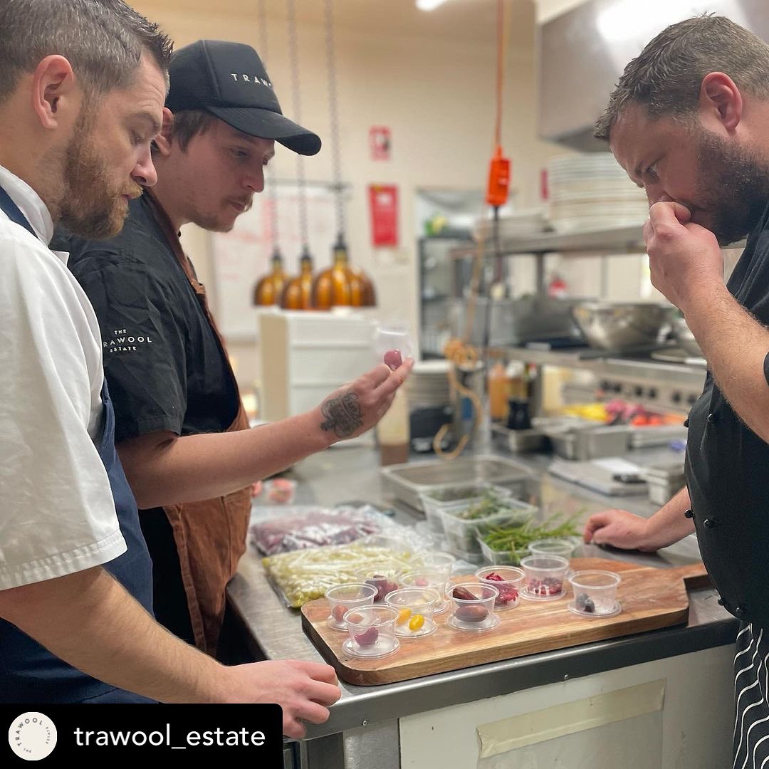 Tune in to our radio program today where in segment three where we change pace & bring you a snippet of an evening at @trawool_estate re-energising the Turbine bar. We chat with @chefpiechniczek_bob about the new menu & ingredients used. Tune in, stream in @seymourfm103.9
Posted @withregram • @trawool_estate TAUNGURUNG COUNTRY
.
Super excited for our delivery from @spurrellforaging today.
.
The citrus of the Geraldton Wax, incredible Davidson plums and the Rosella flowers - WOW!
.
Indigenous flavour bombs coming your way folks!
.
#trawoolestate #wildwater #traawool #trawool
#indigenousflavours #IndigenousCuisine
#NativeFood #NativeFlavours
#IndigenousIngredients
#FirstNationsFood
#indigenousmenu
#NativeIngredients
#IndigenousRecipes
#IndigenousHerbs
#IndigenousPlants #bushfoodsofaustralia #australianfood #newmenu #alwayswasalwayswillbe #taungurungcountry
