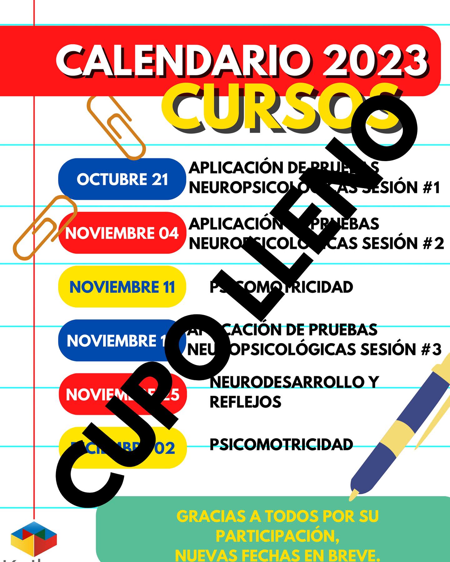 Próximas fechas y becas con un % de descuento auspiciadas por Kailas S.C. En los próximos días.
