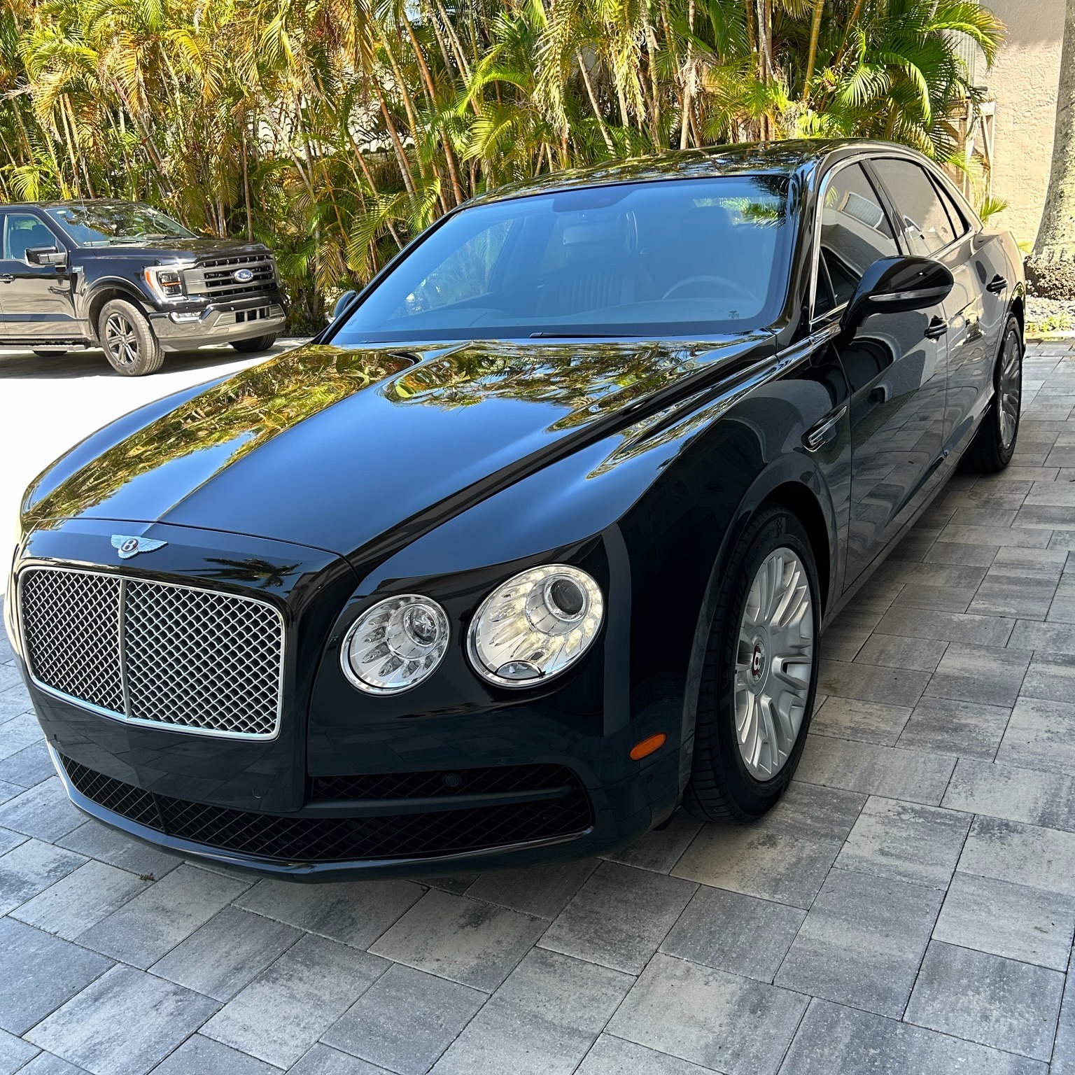 *FOR SALE* USED 2018 BENTLEY FLYING SPUR $89,500
VIN (Vehicle Identification Number): SCBET9ZAXJC066314
Mileage - 41,318 Miles
Interior Color - Black
Body Type - Sedan
Number of Seats - 4
Number of Cylinders - 8
Transmission - Automatic
Drive Type - AWD
Fuel Type - Gasoline
Exterior Color - Black
FEATURES -
- Air Conditioning
- Alloy Wheels
- Automatic Wiper
- Auxiliary heating
- Climate Control
- Cruise Control
- Electric Mirrors
- Folding Mirrors
- Independent and Adjustable Rear Seats
- Leather Interior, Leather Seats
- Navigation System
- Power Locks, Power Seats, Power Steering, Power Windows
- Rear Sun Blinds
- Seat Heating
- Tilt Steering Wheel
- Tinted Rear Windows
For more info, contact Jim at: 800-745-2540