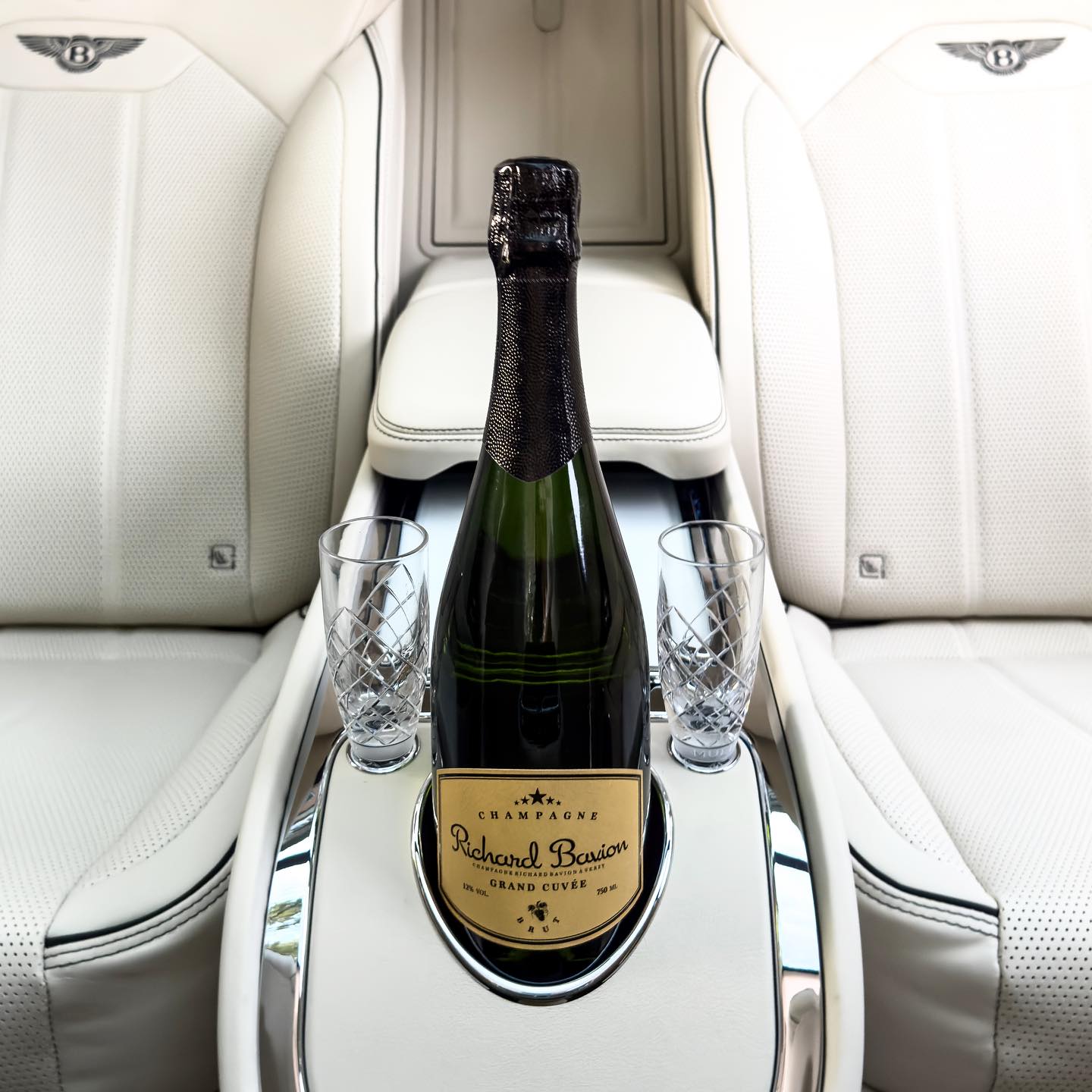 That’s the right place. Enjoy Richard Bavion Champagne relaxed on the Bentley back seat.
__
#champagne #bentley #bentleybentayga #bentayga