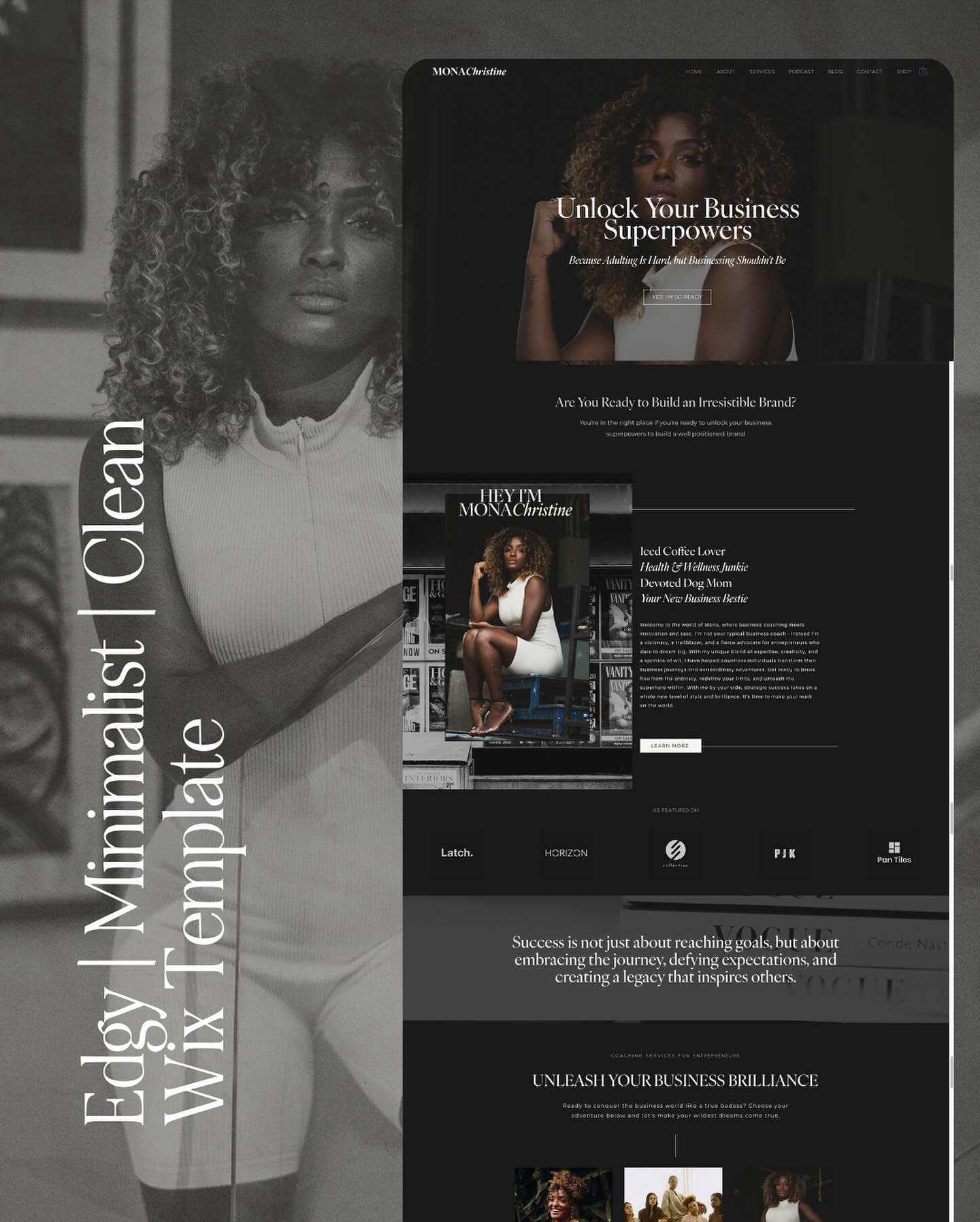 Hey Muse, as the leaves turn and the year gently falls to a close, I know the weight of financial worries can dim the excitement of growth. 💖 Remember, your journey to an iconic online presence doesn't have to start with a grand investment. Our best selling Wix website template is a testament to that. It's an editorial, minimalist, and very clean website crafted with love, ready to support your business until you're ready to spread your wings into a custom design. Let's step into the New Year with grace and a website that's every bit as professional and passionate as you are. Here's to growing at our own pace and blooming when we're ready. 🌱✨
#itsmondaysmuse #wixdesigner #wixwebsitetemplate #wixwebsitedesign