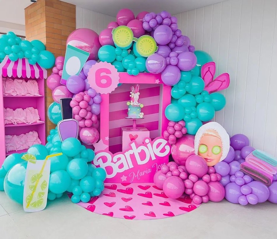 Barbie Spa 🧖🏼♀️💕
#balloondecorideas
.
.
.
.
.
Shared from @laplannereventos
#balloonistics #events #eventstyle #eventplanner #party #kidsparty #kidspartyideas #birthday #birthdayparty #bridalshower #balloons #balloongarland #valentinesday #partyinspiration #partyinspo #babyshower #partystyle #1stbirthday #celebration #partyballoons #partystyling #weddingballoons