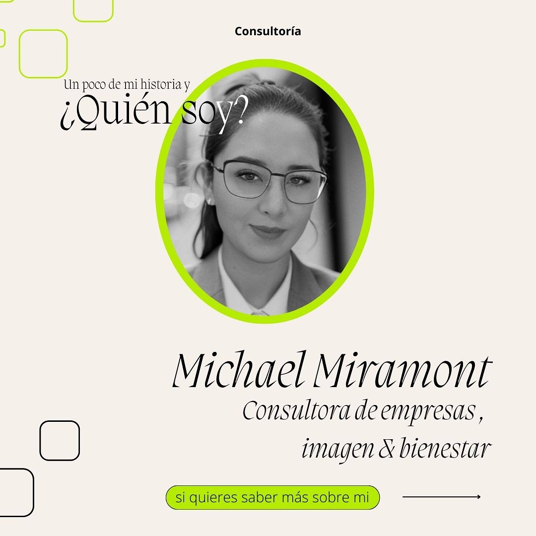 ¡Hola! Soy Michael y quiero guiarte y motivarte en tu camino emprendedor, soy consultora especializada en consultoría empresarial, imagen & bienestar.
A través de esta cuenta quiero crear un espacio en el que aprendamos de manera conjunta, ya sea para ayudarte en tu emprendimiento, crear estrategias para tu empresa, lograr objetivos o alcanzar tus sueños 🌟
¡Que comience esta gran aventura!
#coaching #consultorias #consultoria #coach #empresas #emprendedores #emprendimiento
#emprendedor #emprendedora
#finanzaspersonales #finanzas #méxico #michaelmiramont
