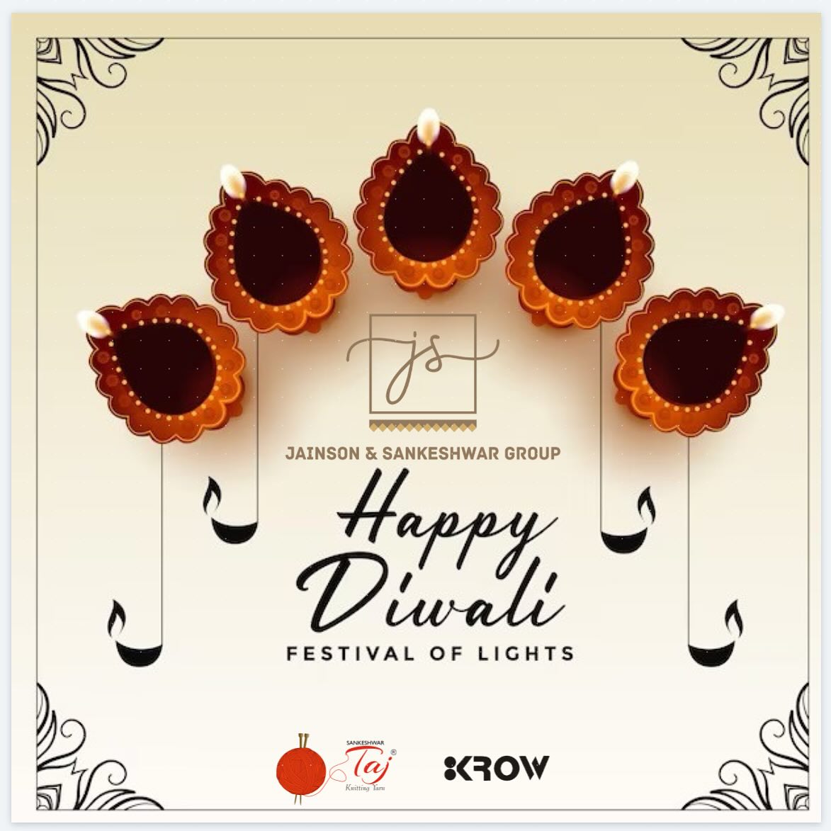 Sparking prosperity and illuminating success this Diwali! May the festival of lights brighten your path to business growth and endless opportunities. Wishing you a year filled with abundance and triumphs. Happy Diwali!
#JainsonAndSankeshwarGroup #Jainson #diwali2023 #festivaloflights #wool