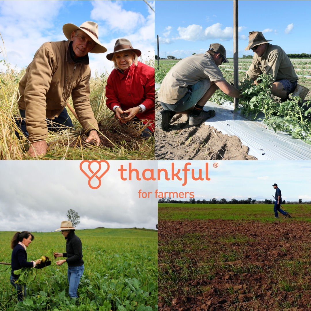 It’s National Ag Day!
Today, and every day we celebrate and acknowledge our amazing Australian farmers who work so hard to put delicious and nutritious food on our tables!
Thankful4Farmers is proud to support our farmers, their farms and farming communities to ensure that they receive the recognition and support they deserve, both for their essential work in feeding the world and their crucial role in safeguarding our planet.
From helping fund initiatives to support drought resilience and sustainable agriculture, to the Thankful for Soil film that celebrates the men and women who are on the front line to regenerate soils, to supporting the Royal Flying Doctors in Queensland to develop the book ”Mental Health and Wellbeing on the Land”, supporting regional and rural Mums through a grant to Motherland, funding critical research with the National Centre for Farmer Health, diverting food not fit for human consumption back to farm for animal food, to connecting families with where their food has come from and who has grown it for them through the Saveful app.
We are incredibly thankful for the men and women who work so tirelessly … every day, at least three times a day we need a FARMER!
#thankful4farmers
#GrowYouGoodThing
#AgDayAu
#australianfarming
@australianfarmers
@nationalfamers
@saveful
@rabobank Australia
@birdseye
@agforce
@royalflyingdoctors QLD
@motherland
@nationalcentreforfarmers health
@growcom
@bowengumlugrowersassociation
@dairyAustralia
@Hortinnovation
@markfurnermp
@murraypwatt