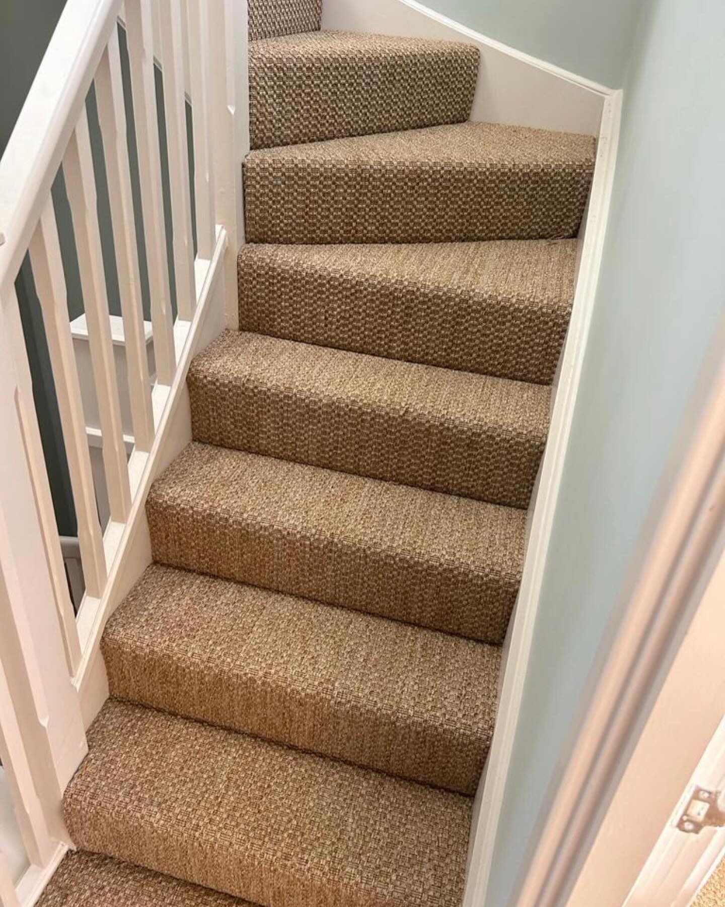 Associated Weavers, Faux Sisal Flat Weave Carpet laid throughout Kensal Green home.