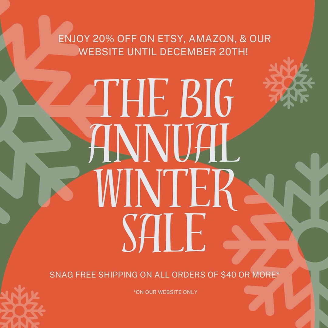 ✨ Embrace the winter magic with Bohiti Botánica’s Big Annual Winter Sale! 🌿 Enjoy a delightful 20% off on all our products until December 20th. ❄️ Plus, revel in the joy of free shipping on orders of $40 or more (exclusive to our website). Explore the enchanting world of Bohiti Botánica on Etsy, Amazon, and our website.
#skincareproducts #naturalskincareproducts #naturalskincarethatworks #wintersale #holidaysales #naturalbeautyproducts