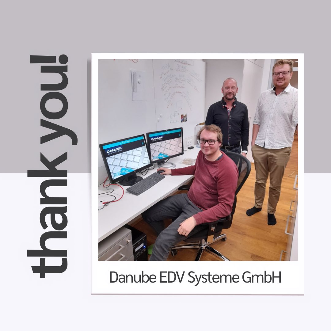 Wir sagen DANKE an die Firma Danube EDV Systeme GmbH
Der MV Herzogsdorf bedankt sich ganz herzlich bei Simon Kindermann für eine neue digitale Ausstattung.
Durch diese Unterstützung sind wir mit einem PC, einem Monitor und Windows ausgestattet worden. Durch die rasche Installation der Geräte von Herrn Kindermann ist der Musikverein für die nähere Zukunft digital bestens gerüstet.
#mvherzogsdorf #herzogsdorf #musikverein #digitalisierung #danube #danubeedvsystemegmbh #thankyou
