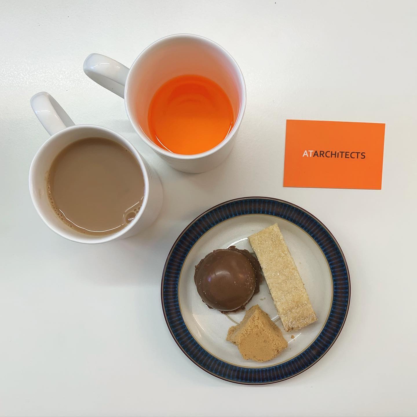 Instalment No.7 of the AT #officebakeoff
Marks done the home nation proud today with his take on ‘Scottish Tapas’! 🏴🦄
We have the classic Scottish shortbread followed by a take on the Tunnocks Tea Cake and a piece of Tablet, all washed down with a wee dram of Irn-Bru! 🍪🍫🧡
Solid effort, but minus points for not wearing a kilt.
#bake #scottish #scotland