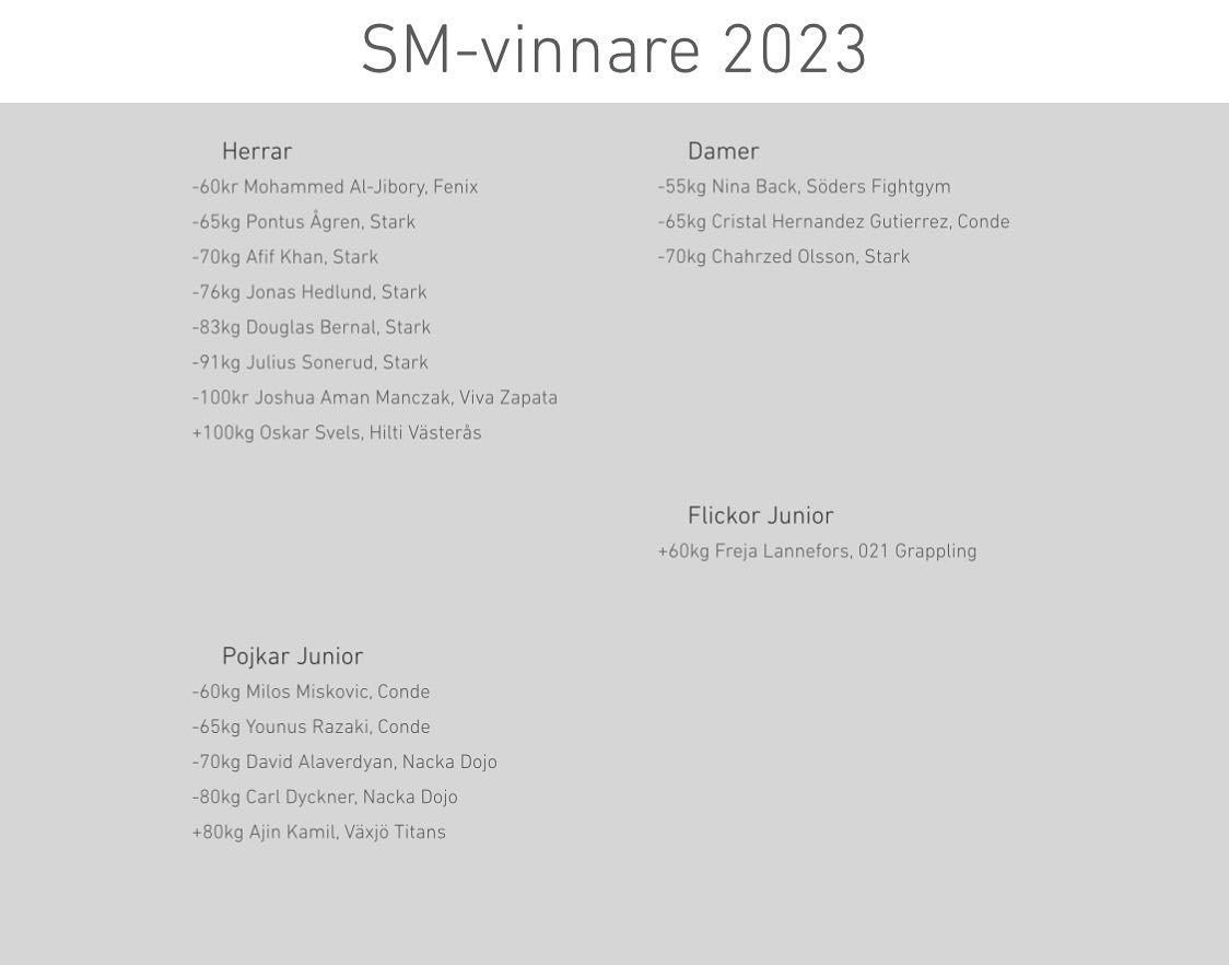 Svenska mÀstare 2023!