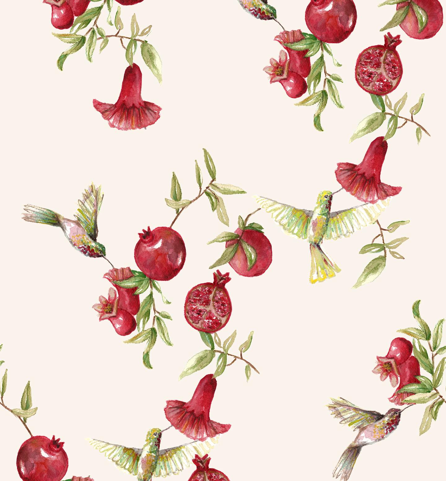 Hummingbird Supper ❤️ inspired by my hometown
#printdesign #artistsoninstagram #fashion #wallpaper #pomagranate #hummingbird #miamibeach #miamistyle #lifestyle #design #love #mayjor #inspire