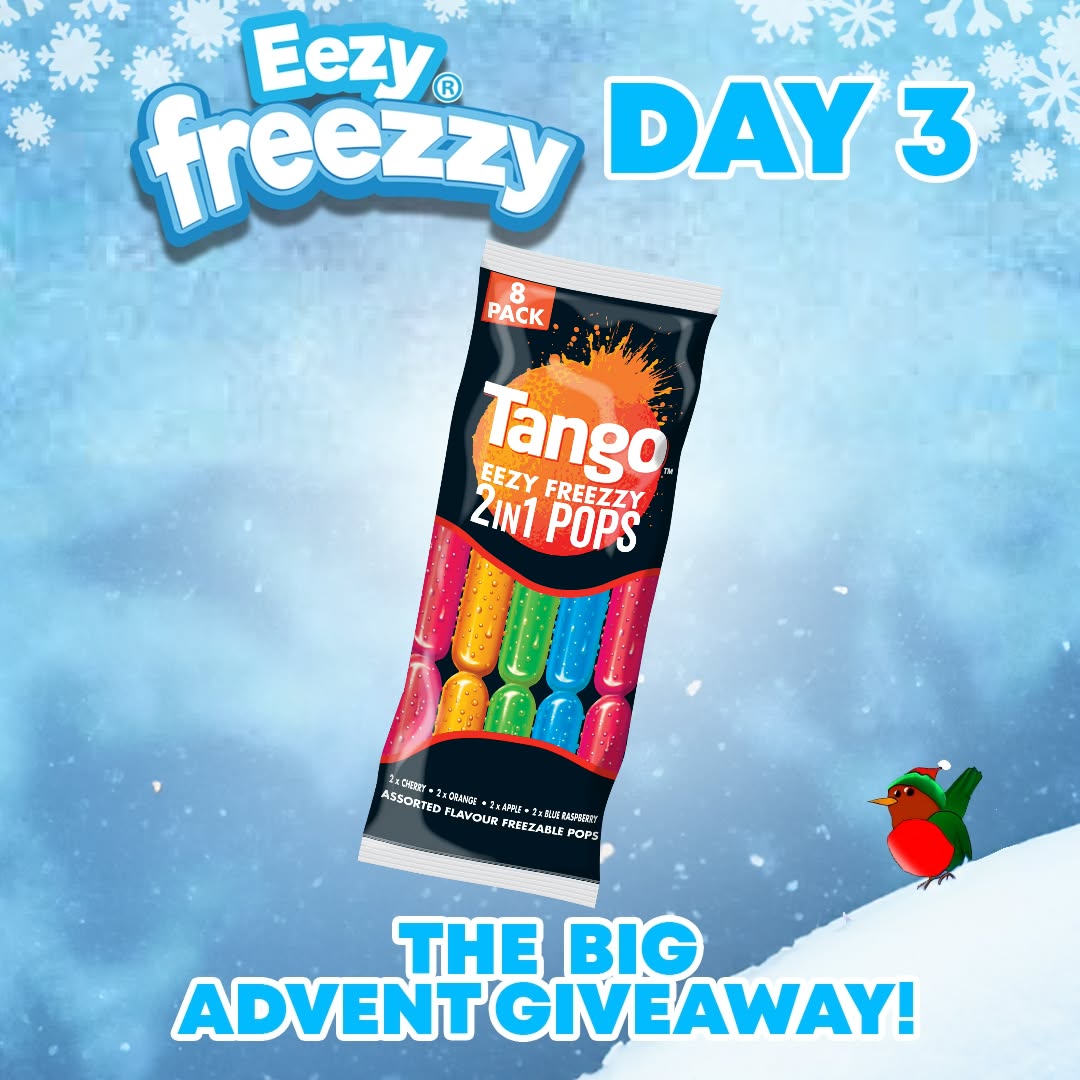 Day 3: Unwrap Today’s Eezy Surprise! 🎁
Day 3 of the Eezy Freezzy Big Advent Giveaway brings you our Co-Branding Creation Tango 2 in 1 Pops. Perfect for your holiday plans! Swipe to see the growing prize pile. Remember, like and share this post to enter our grand prize draw! 🌟
#EezyFreezzy #Advent #Giveaway #Tango2in1