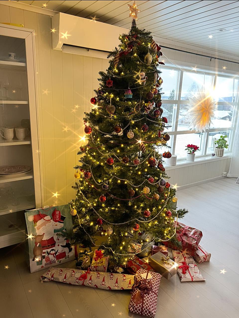 Ønsker alle venner og kjente en riktig god jul.