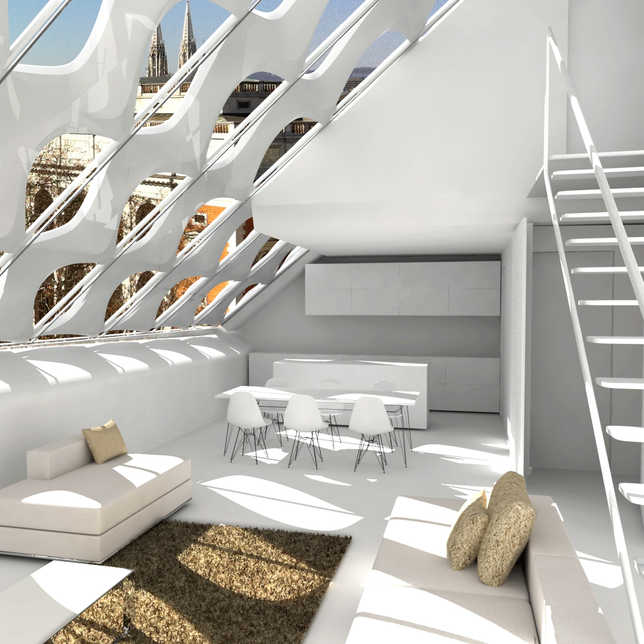 Design for a Roof Conversion at Börseplatz, Vienna - Austria
2017
#architecture #design #section #roofconversion #roof #remodeling #vienna